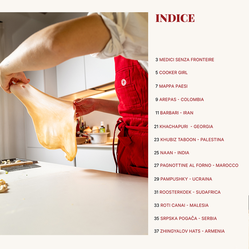 Pane senza frontiere. Ricette lontane per sentirci vicini. 
L’e-book con le ricette di Cooker Girl.
