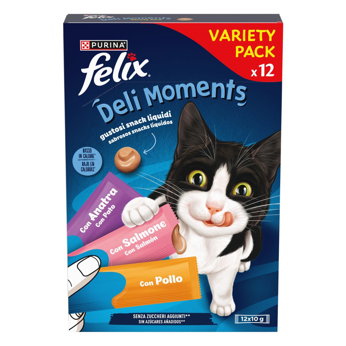 Felix Deli Moments Variety Pack (4 pz Pollo / 4 pz Salmone / 4 pz Anatra)
