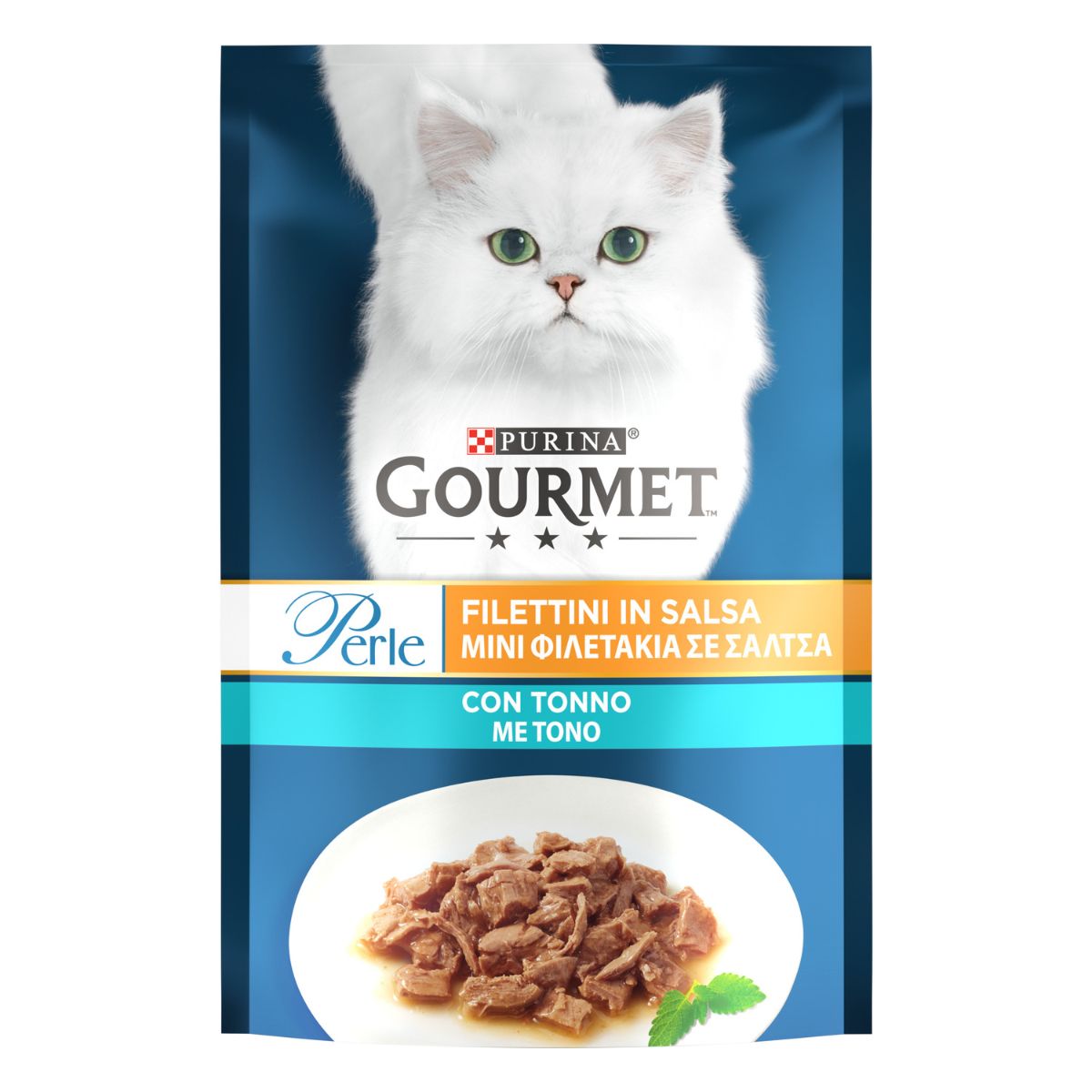 GOURMET® Perle Gatto Filettini in Salsa con Tonno