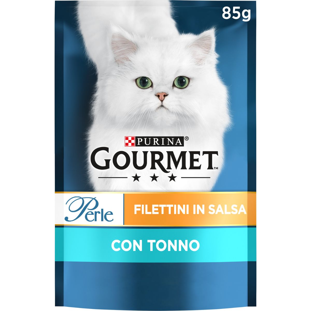 GOURMET® Perle Gatto Filettini in Salsa con Tonno