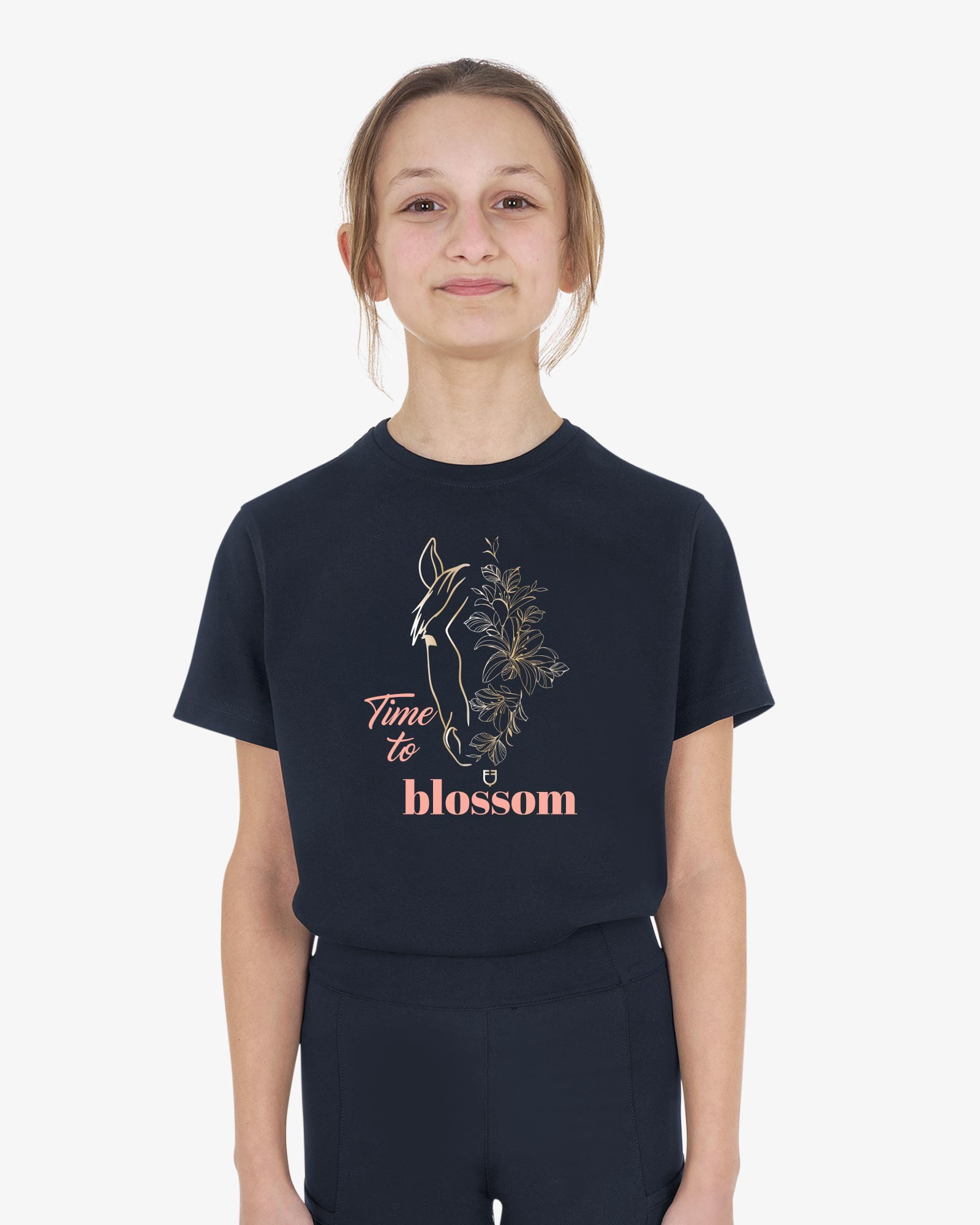 T-shirt bambina Time to Blossom in cotone