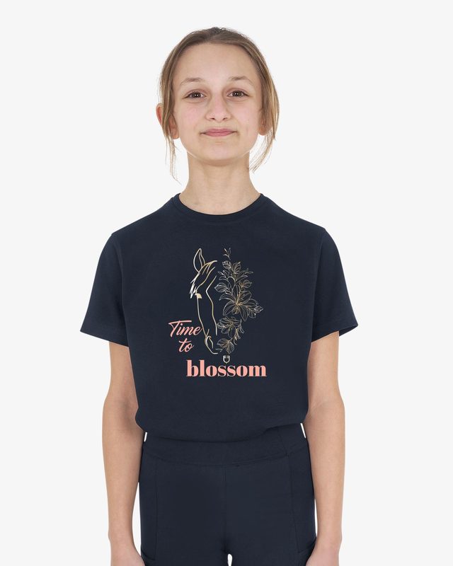 T-shirt bambina Time to Blossom in cotone
