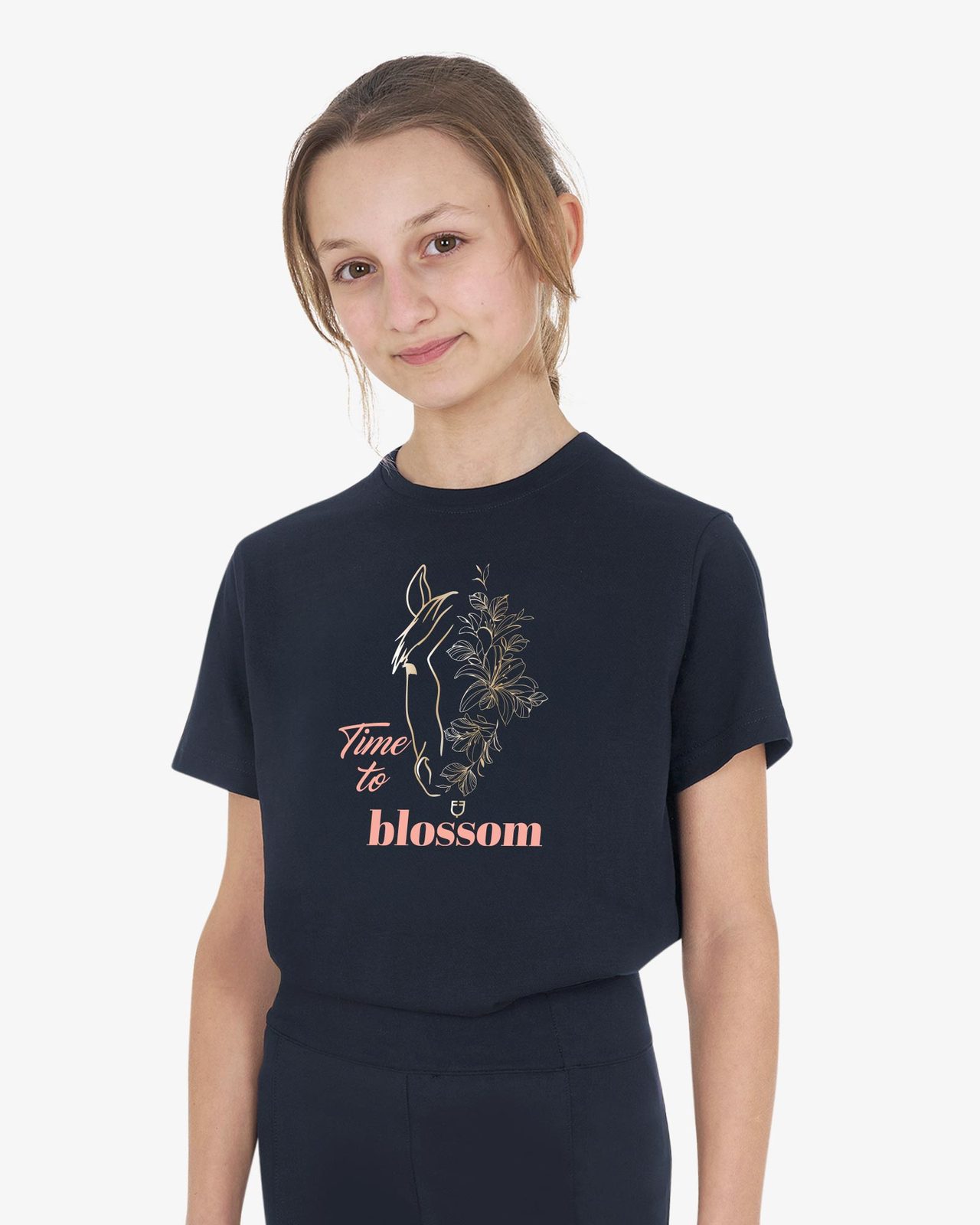 T-shirt bambina Time to Blossom in cotone