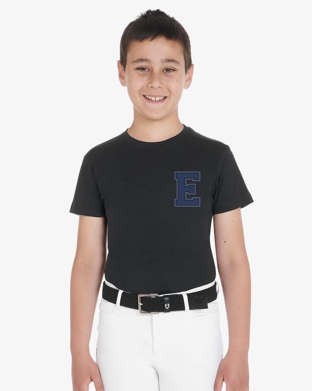 T-shirt bambino Monogram in cotone