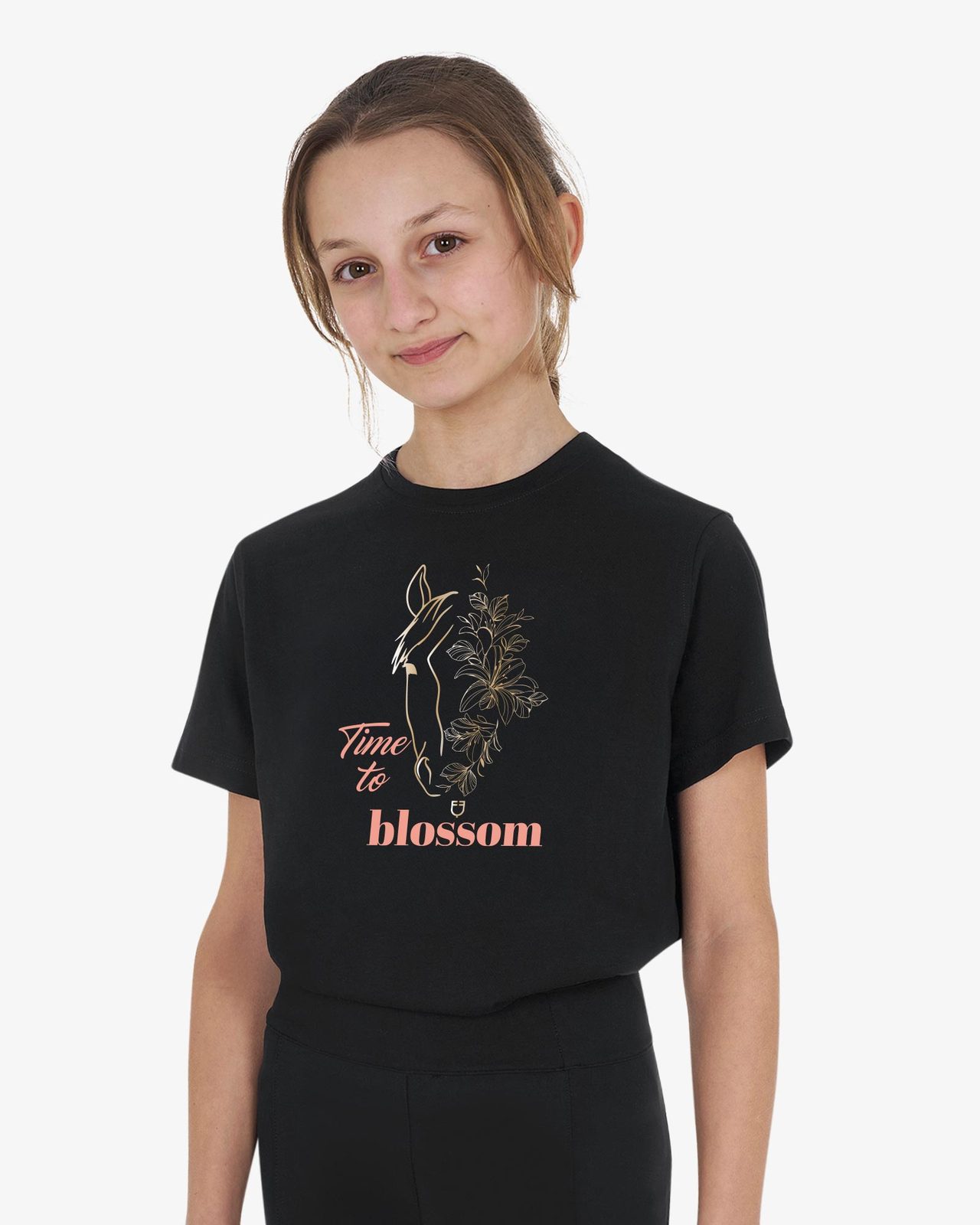 T-shirt bambina Time to Blossom in cotone