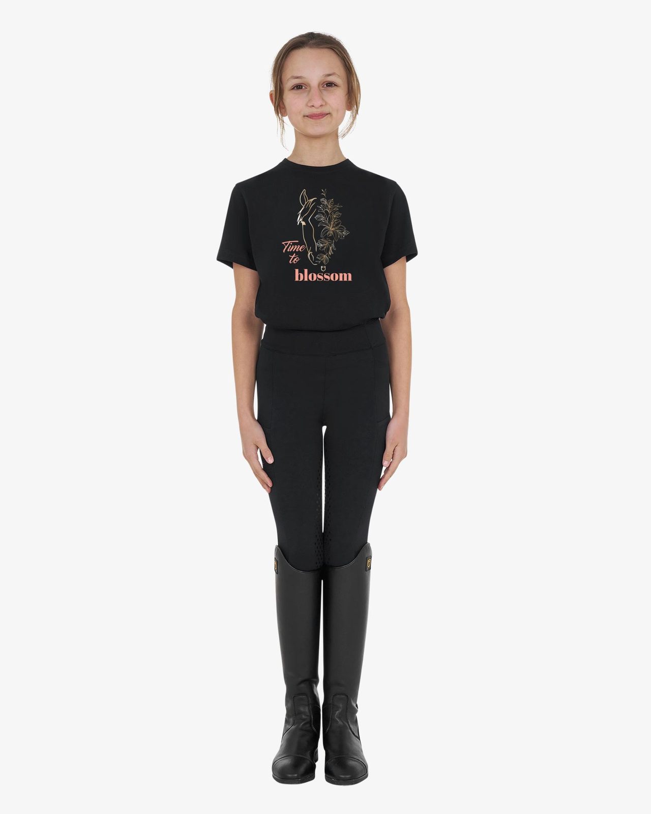 T-shirt bambina Time to Blossom in cotone