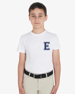 T-shirt bambino Monogram in cotone
