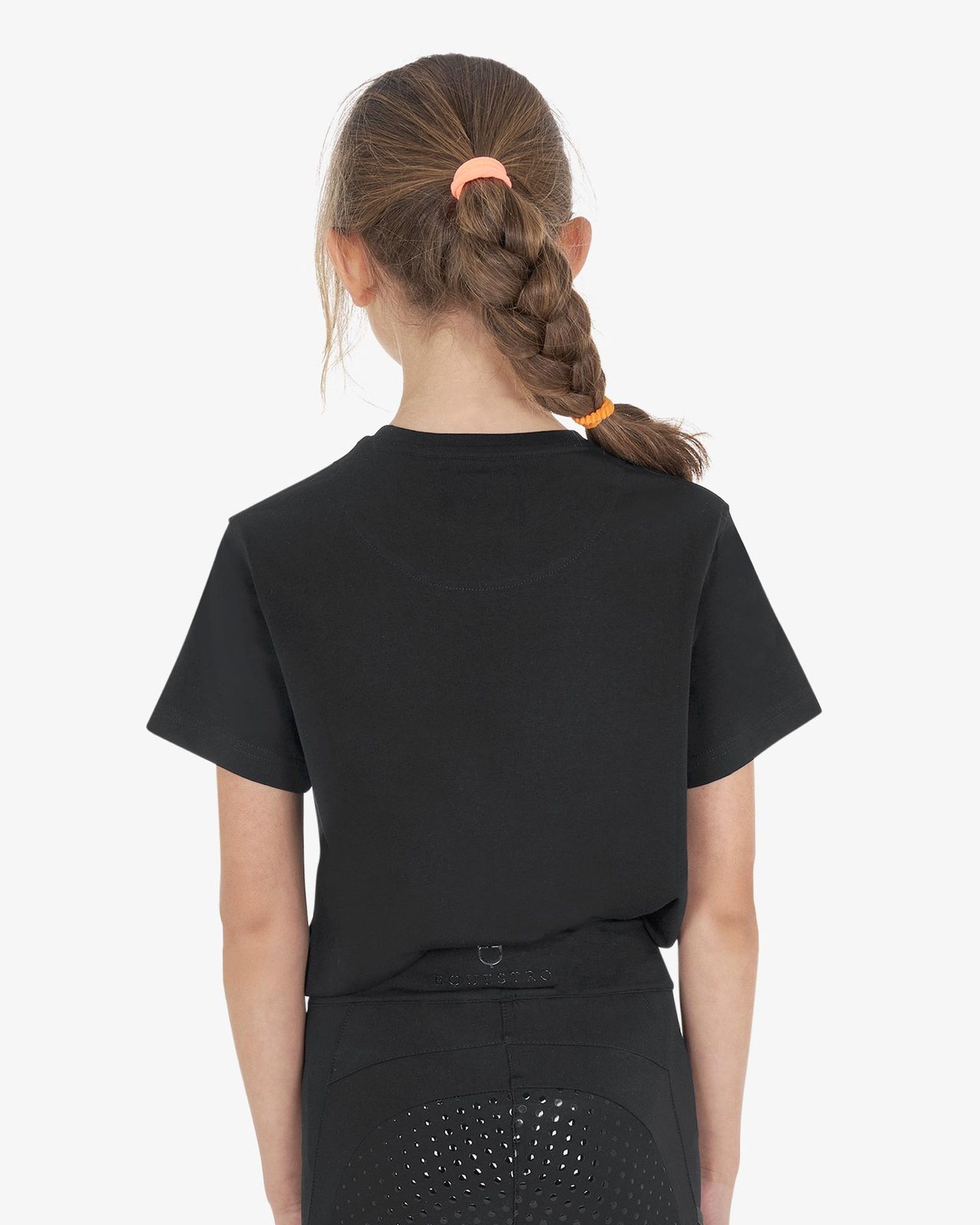T-shirt bambina Horse Team in cotone