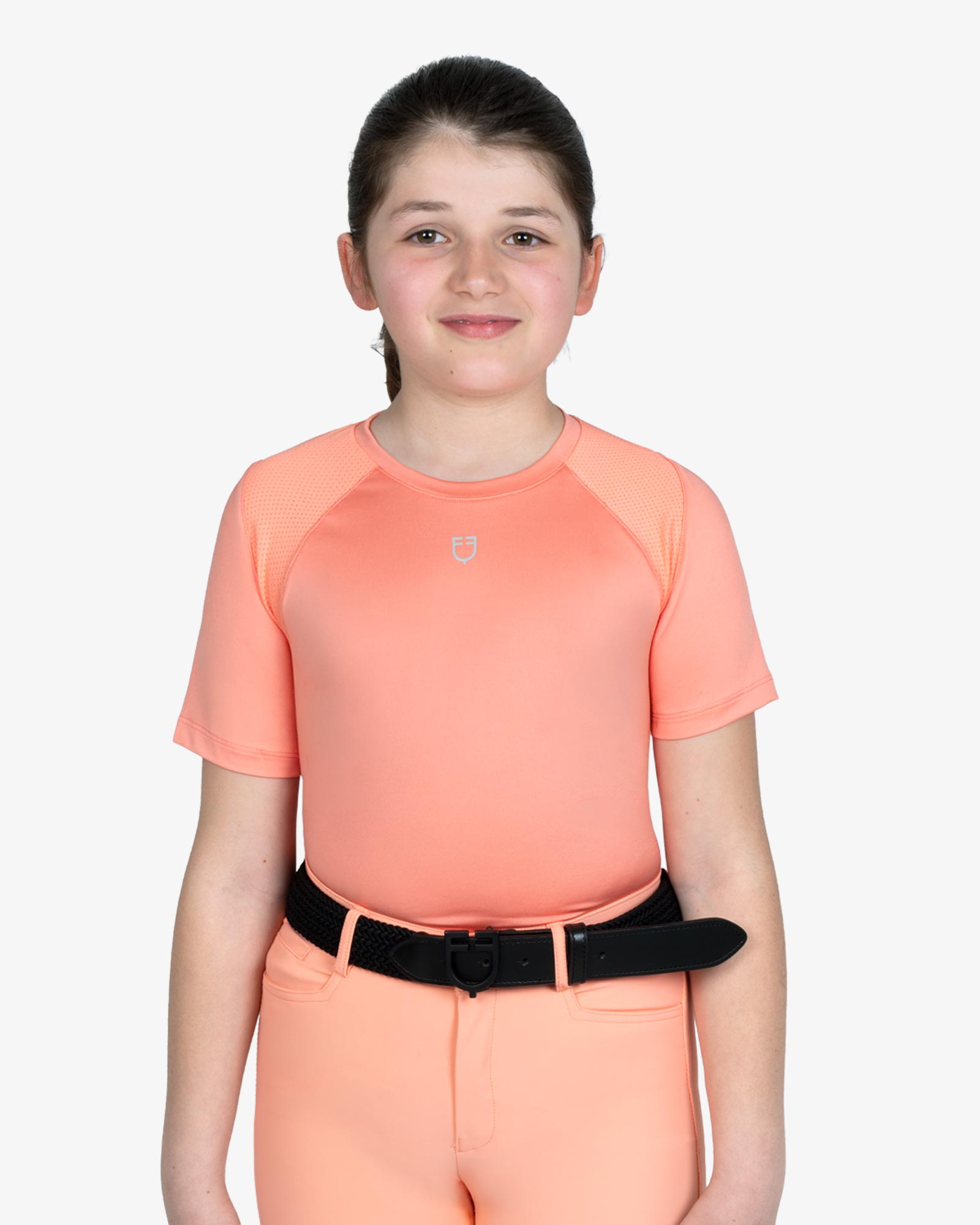 Kids' training t-shirt in technical fabric