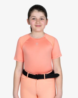 Kids' training t-shirt in technical fabric