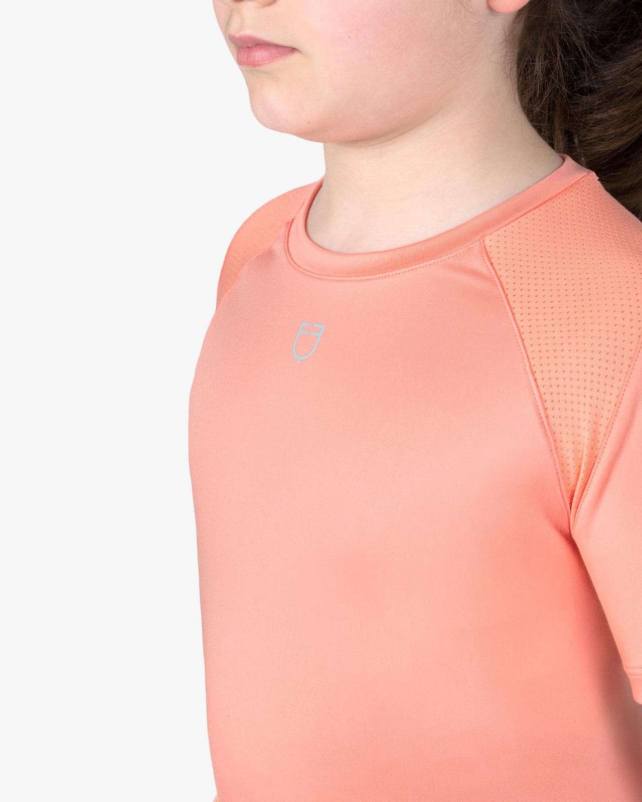 Kids' training t-shirt in technical fabric