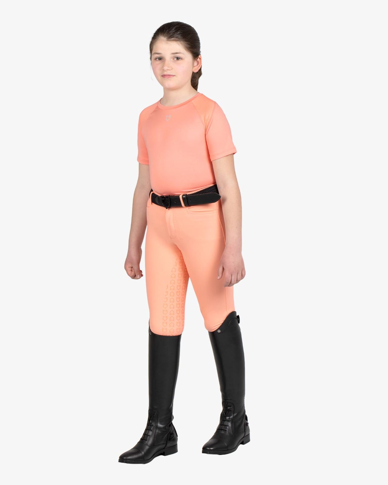 Kids' training t-shirt in technical fabric