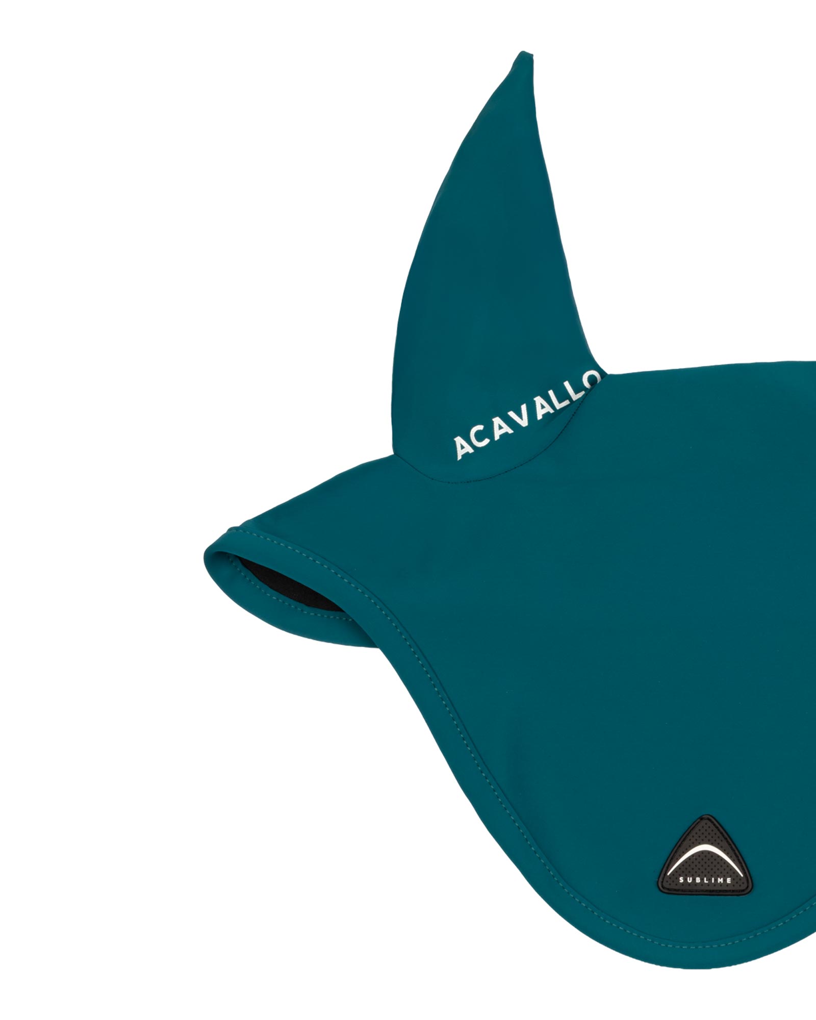 Sublime technical fabric fly veil with silicone logo patch