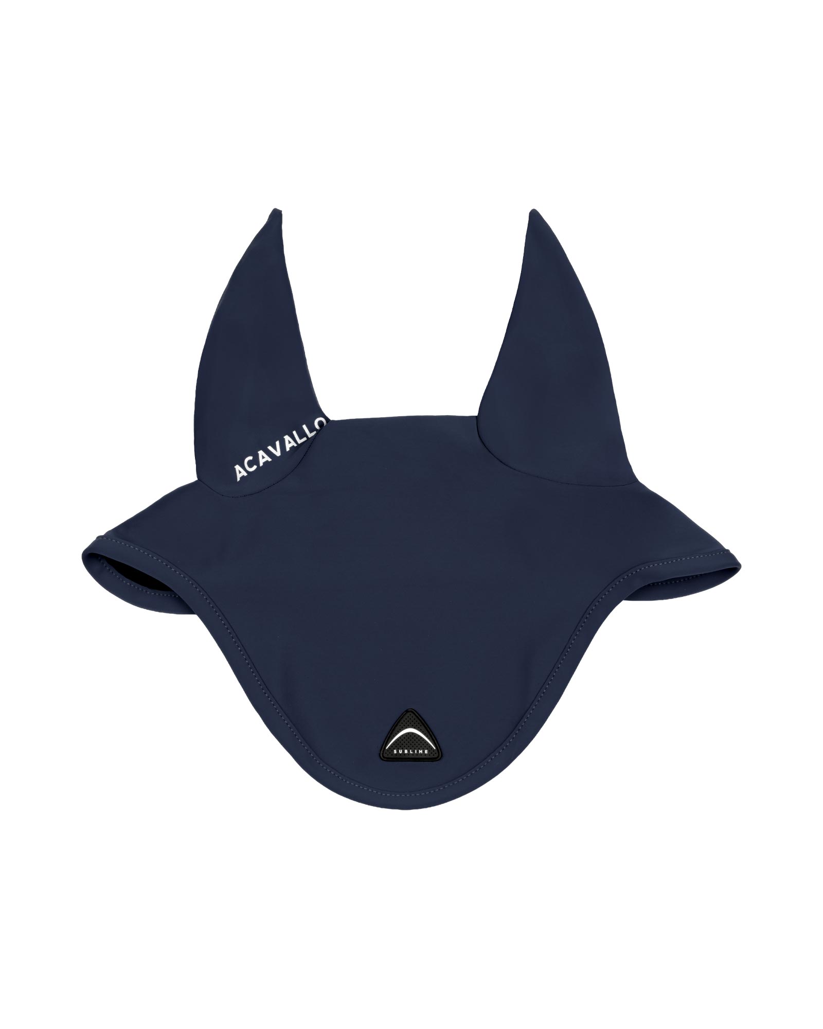 Sublime technical fabric fly veil with silicone logo patch