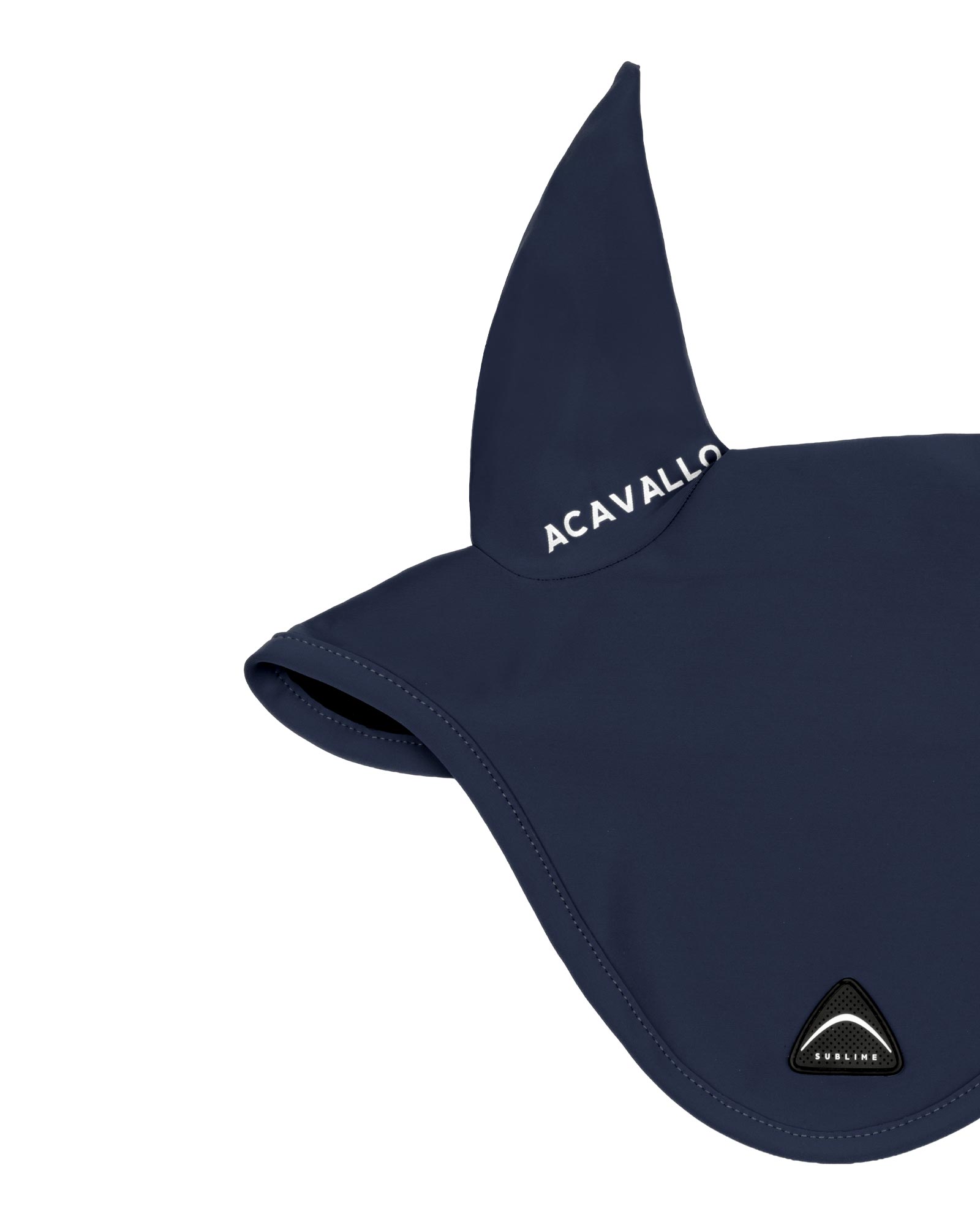 Sublime technical fabric fly veil with silicone logo patch