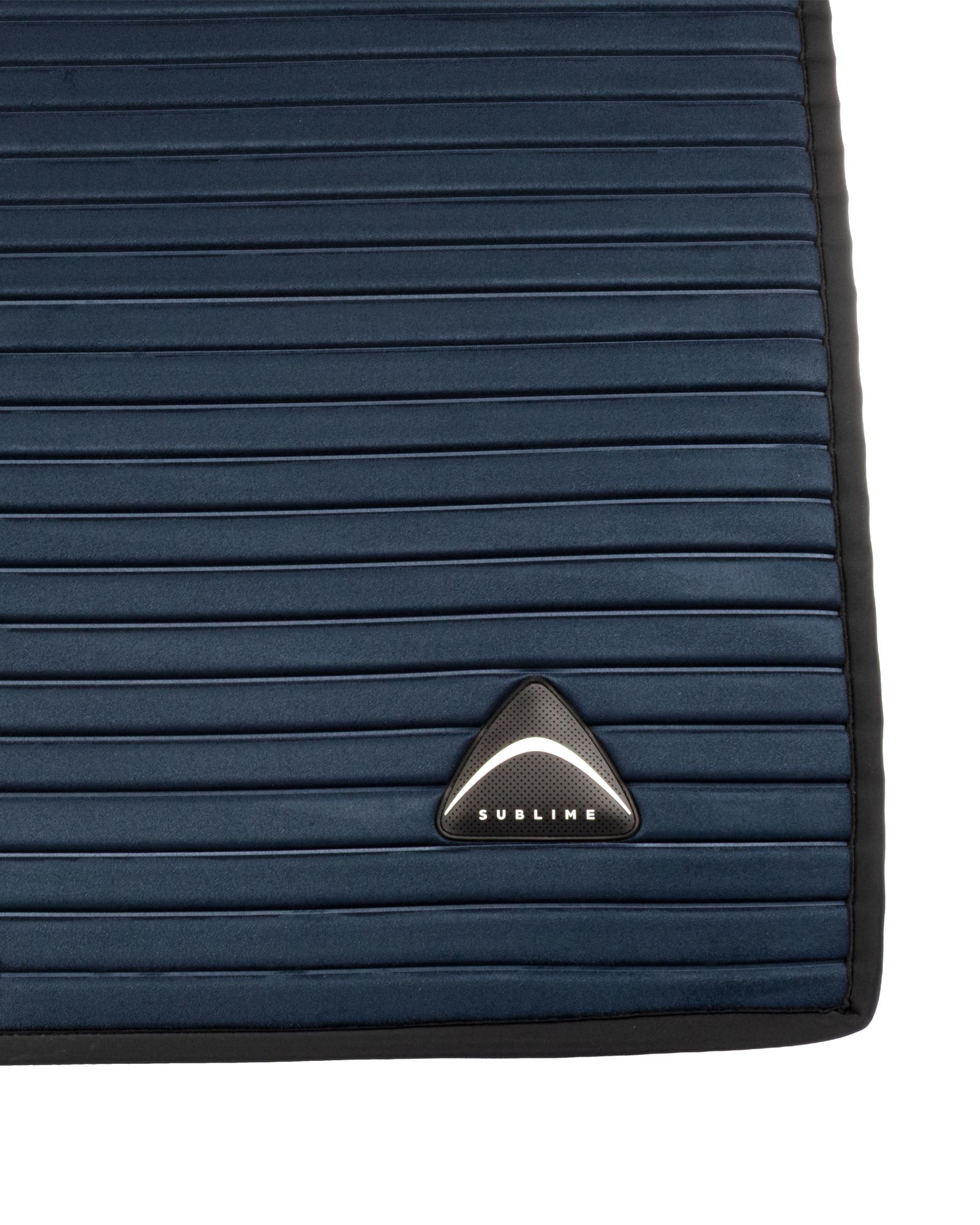 Sublime striped dressage saddle pad in technical fabric