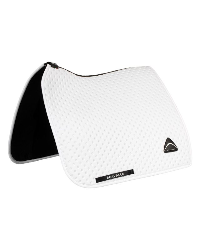 Sublime dotted dressage saddle pad in technical fabric