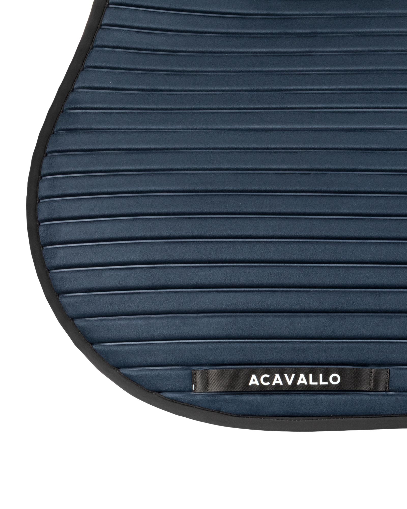 Sublime striped jumping saddle pad in suede