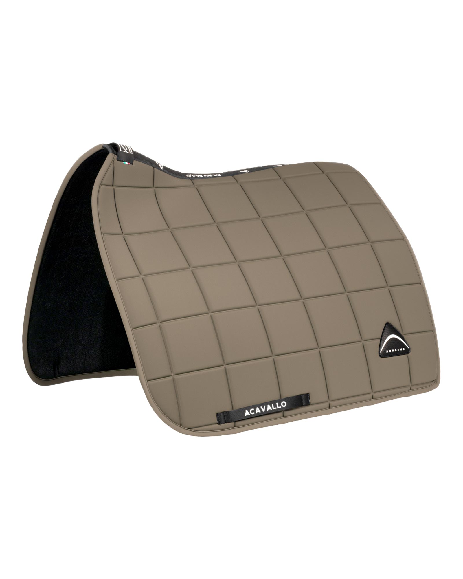 Sublime square dressage saddle pad in technical fabric