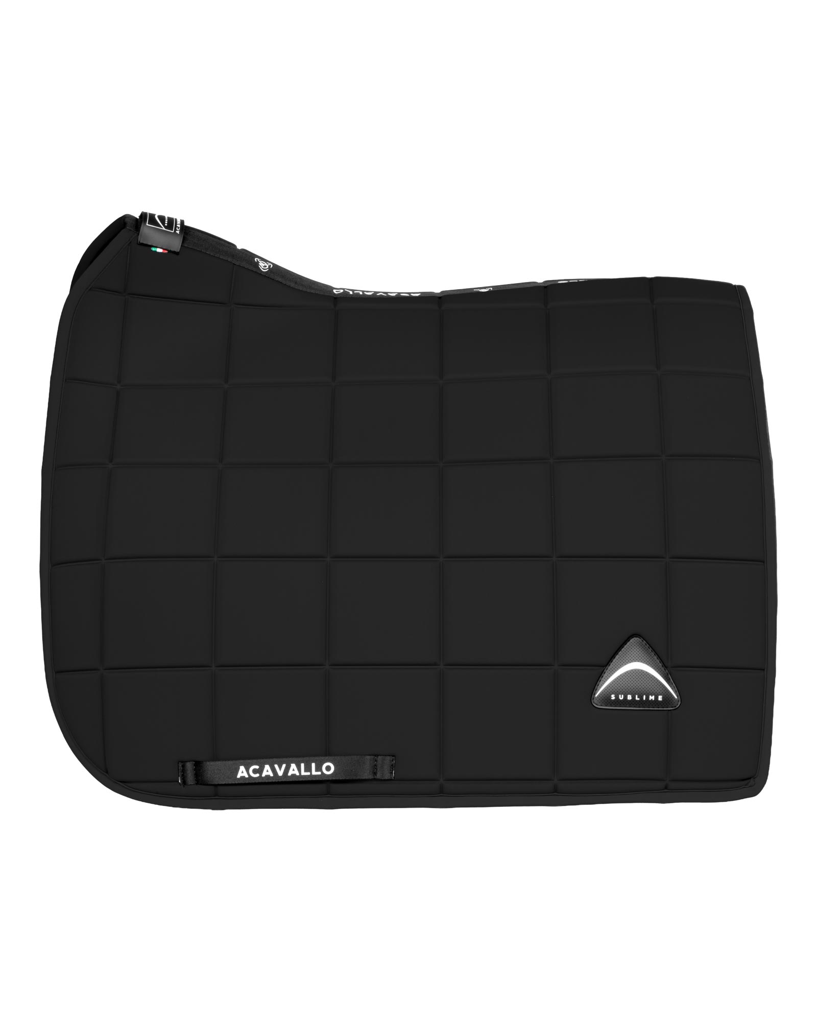 Sublime square dressage saddle pad in technical fabric