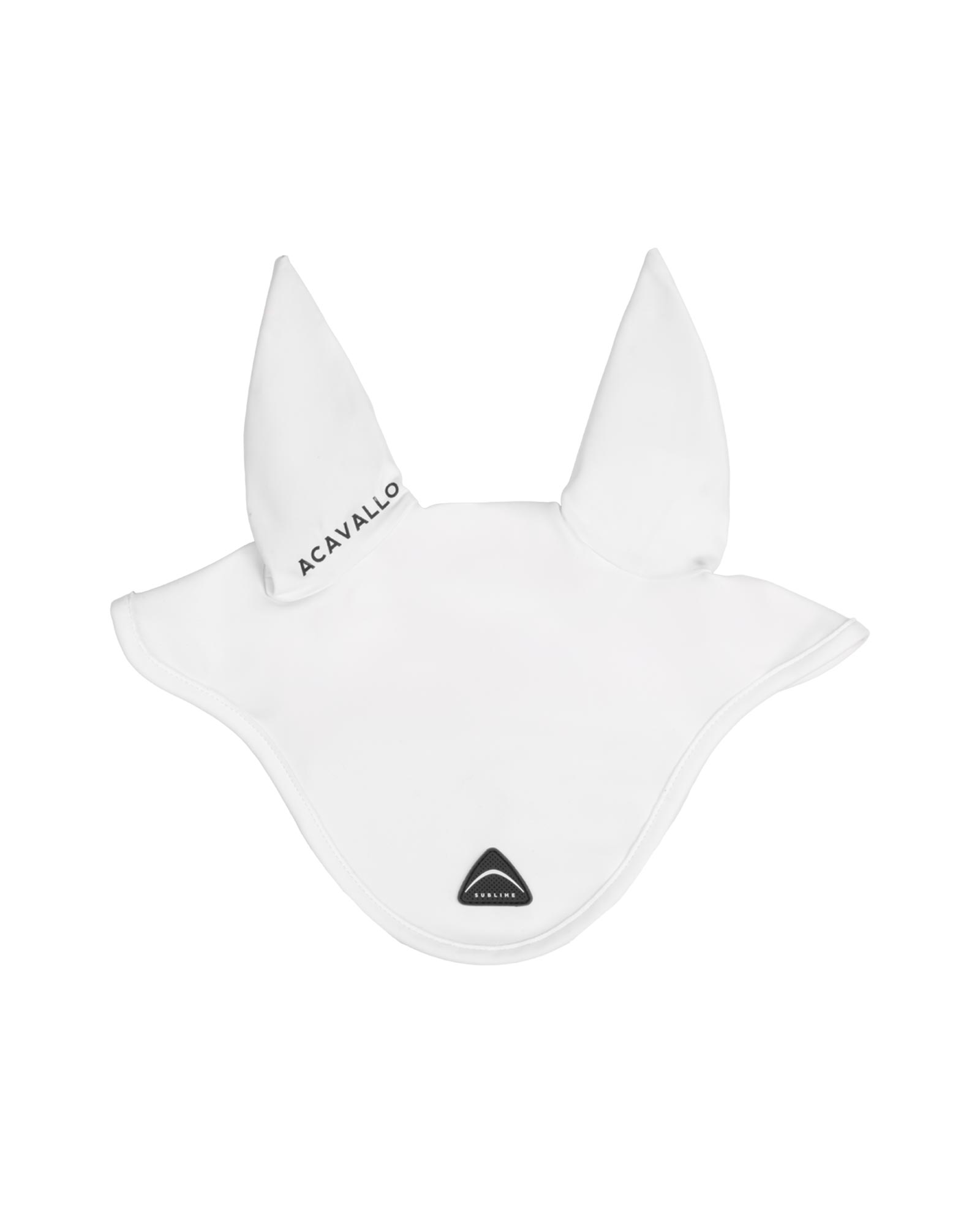 Sublime technical fabric fly veil with silicone logo patch
