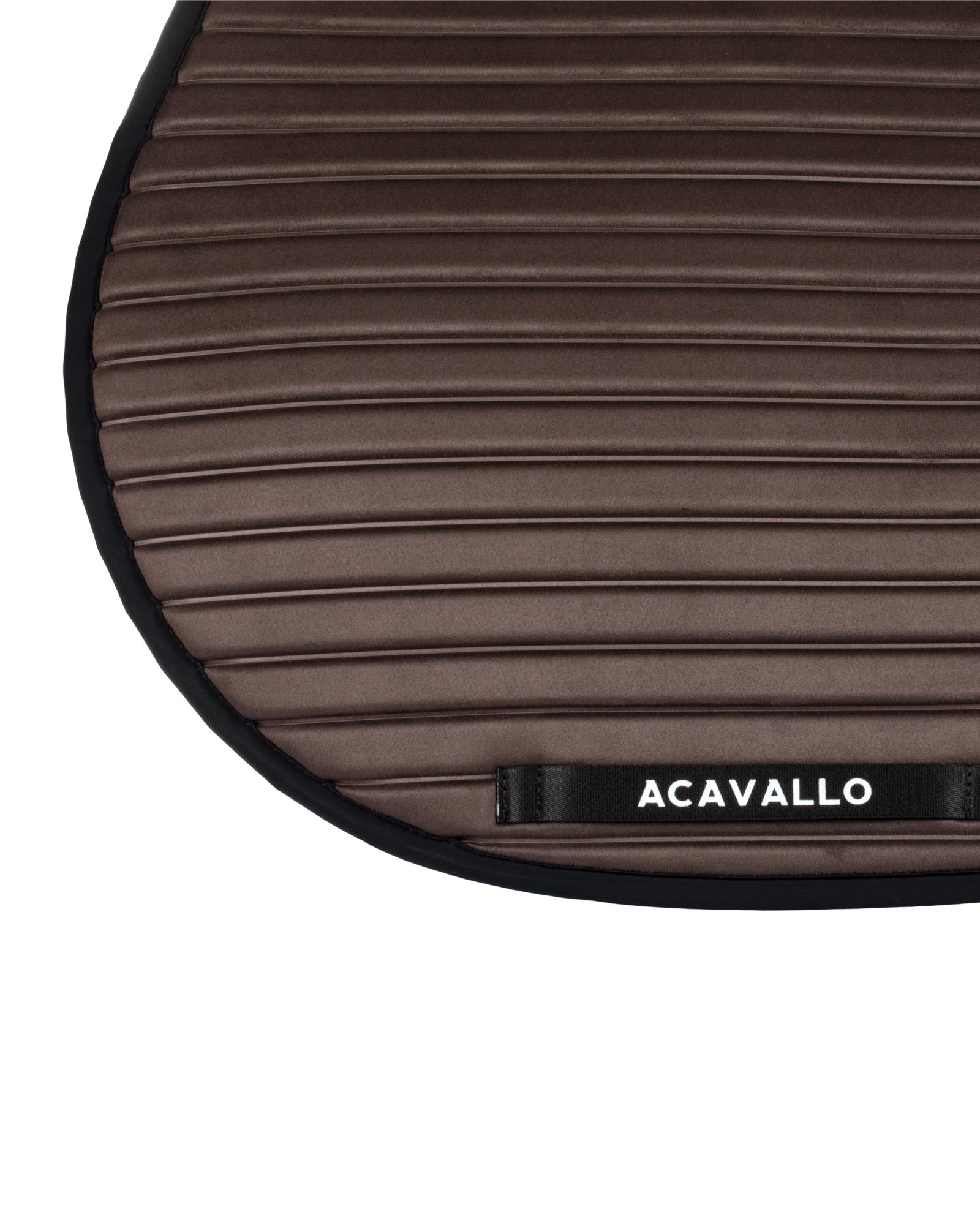 Sublime striped jumping saddle pad in suede