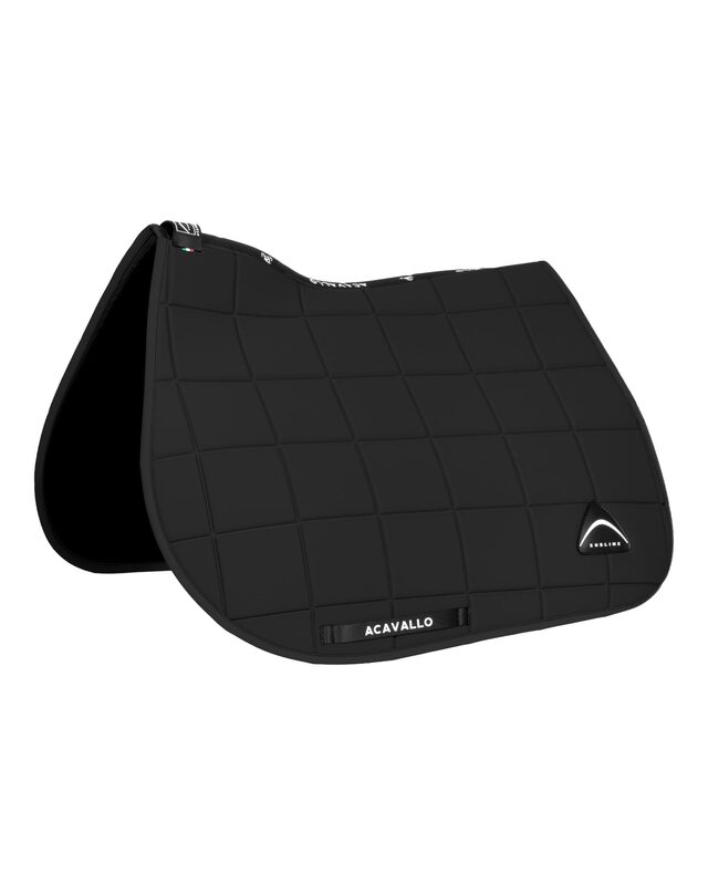 Sublime jumping saddle pad in square technical fabric