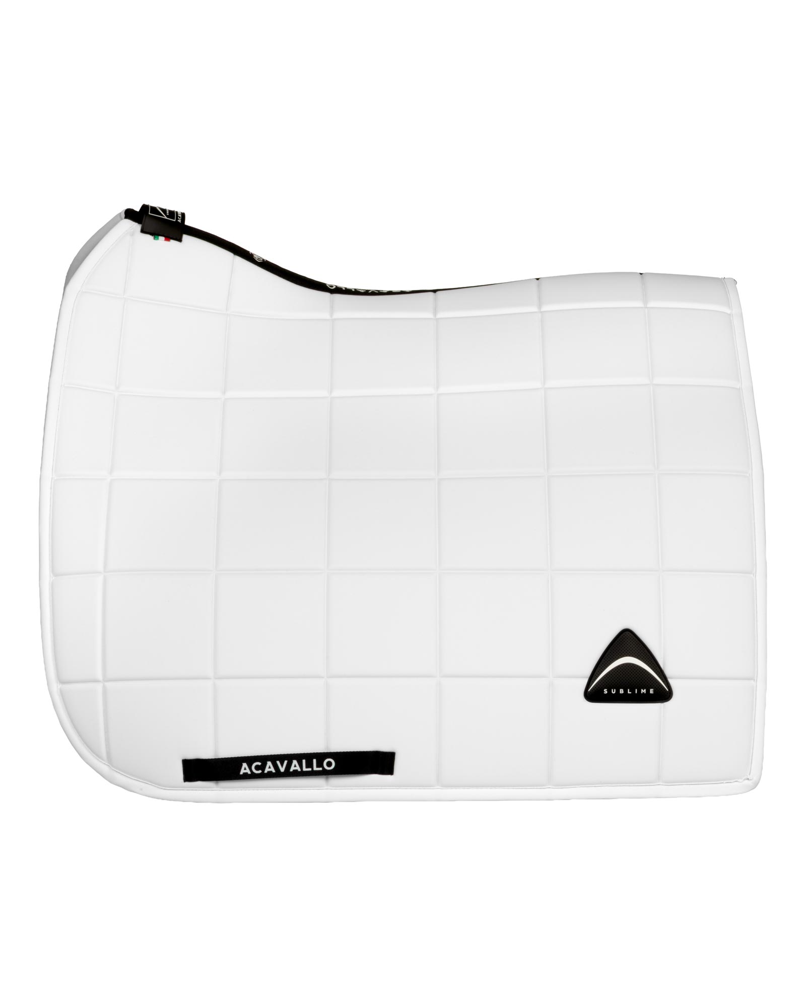 Sublime square dressage saddle pad in technical fabric