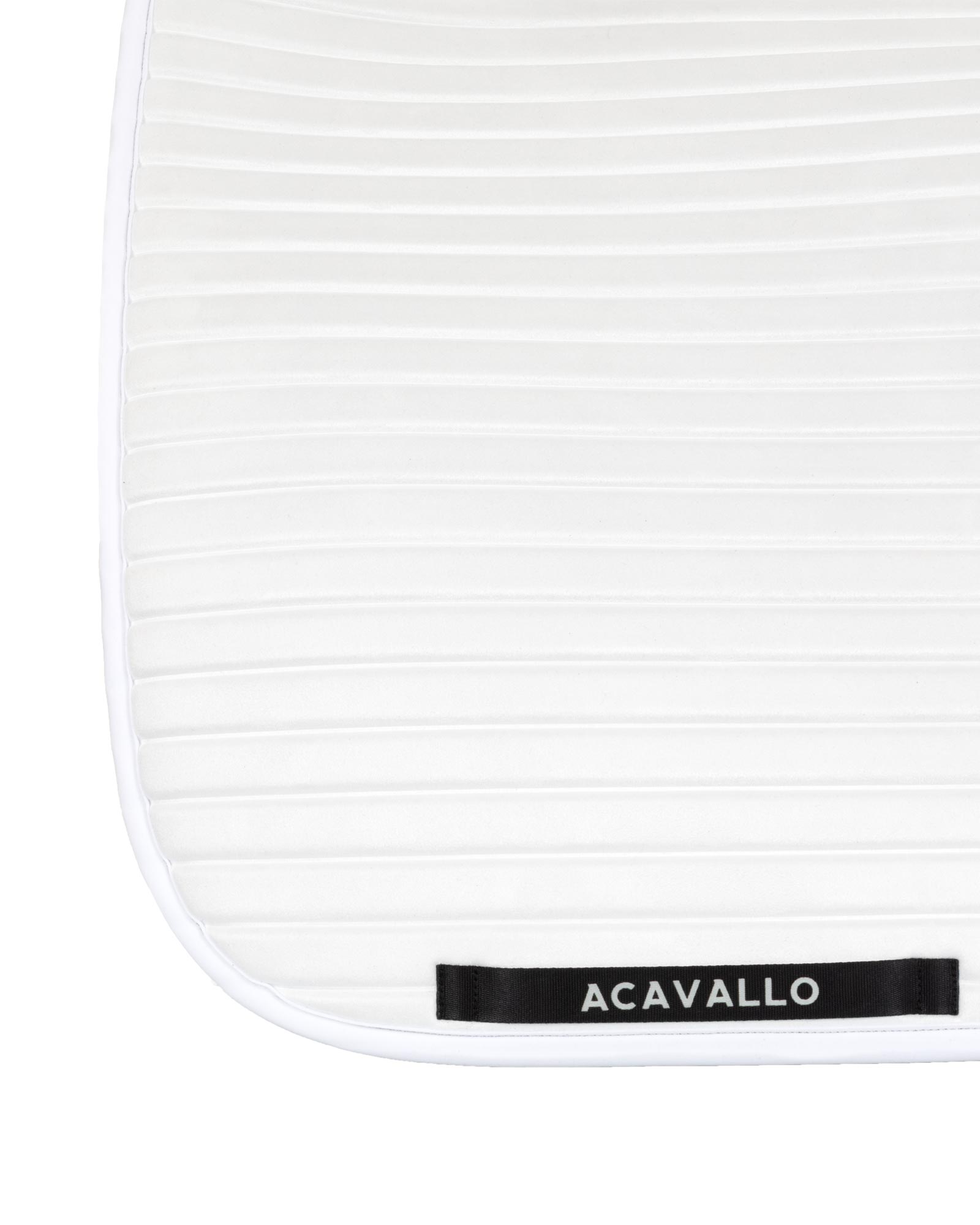 Sublime striped dressage saddle pad in technical fabric