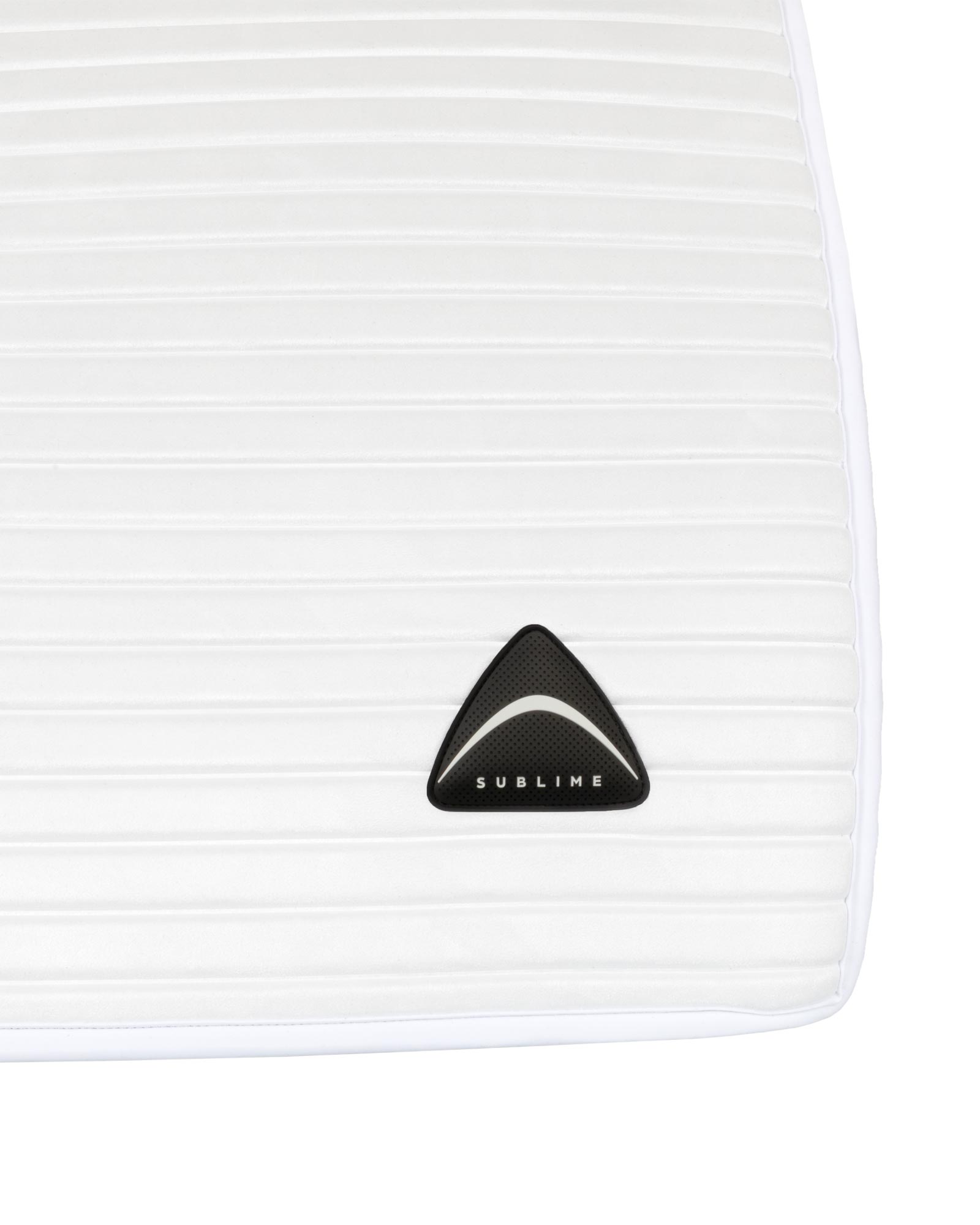 Sublime striped dressage saddle pad in technical fabric