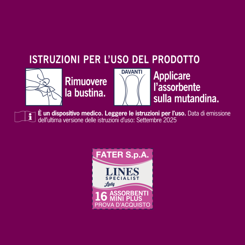 Assorbenti Femminili Lady Mini Plus
