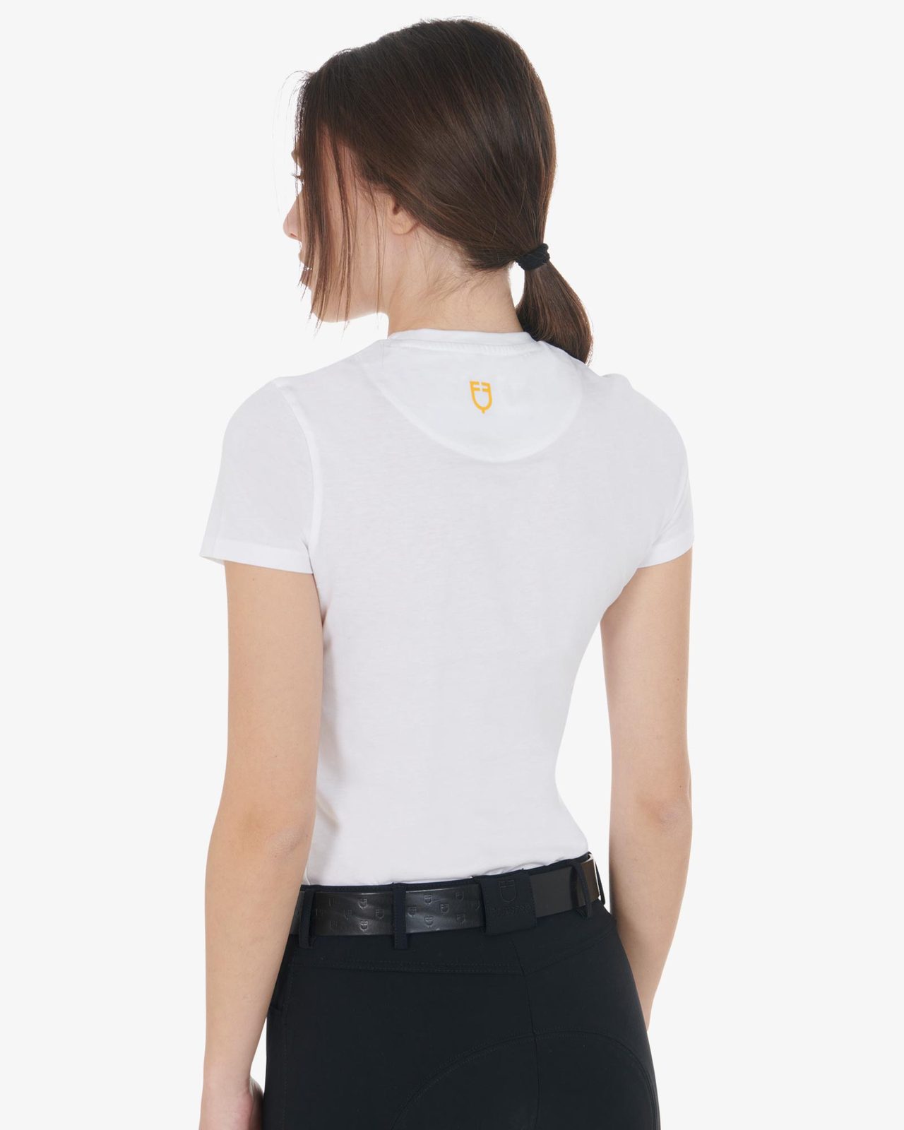 Women's slim fit T-shirt moonlight print