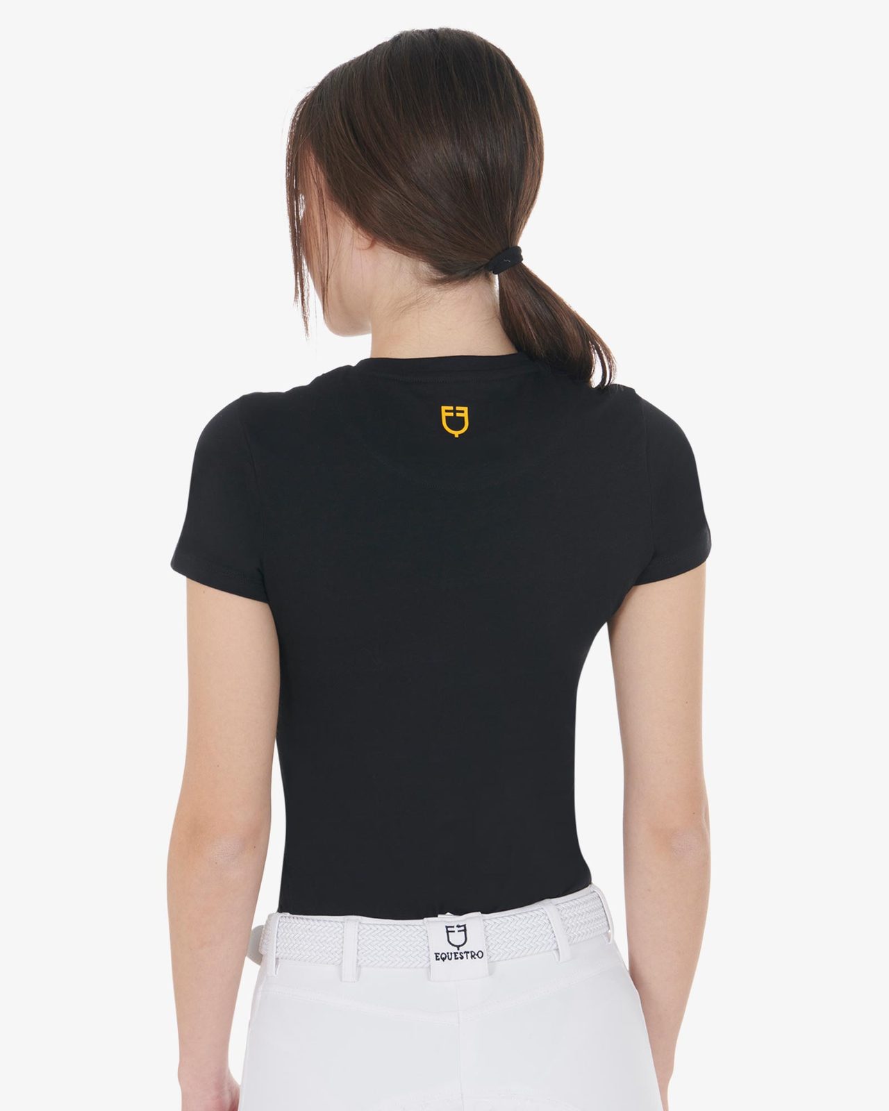 Women's slim fit T-shirt moonlight print