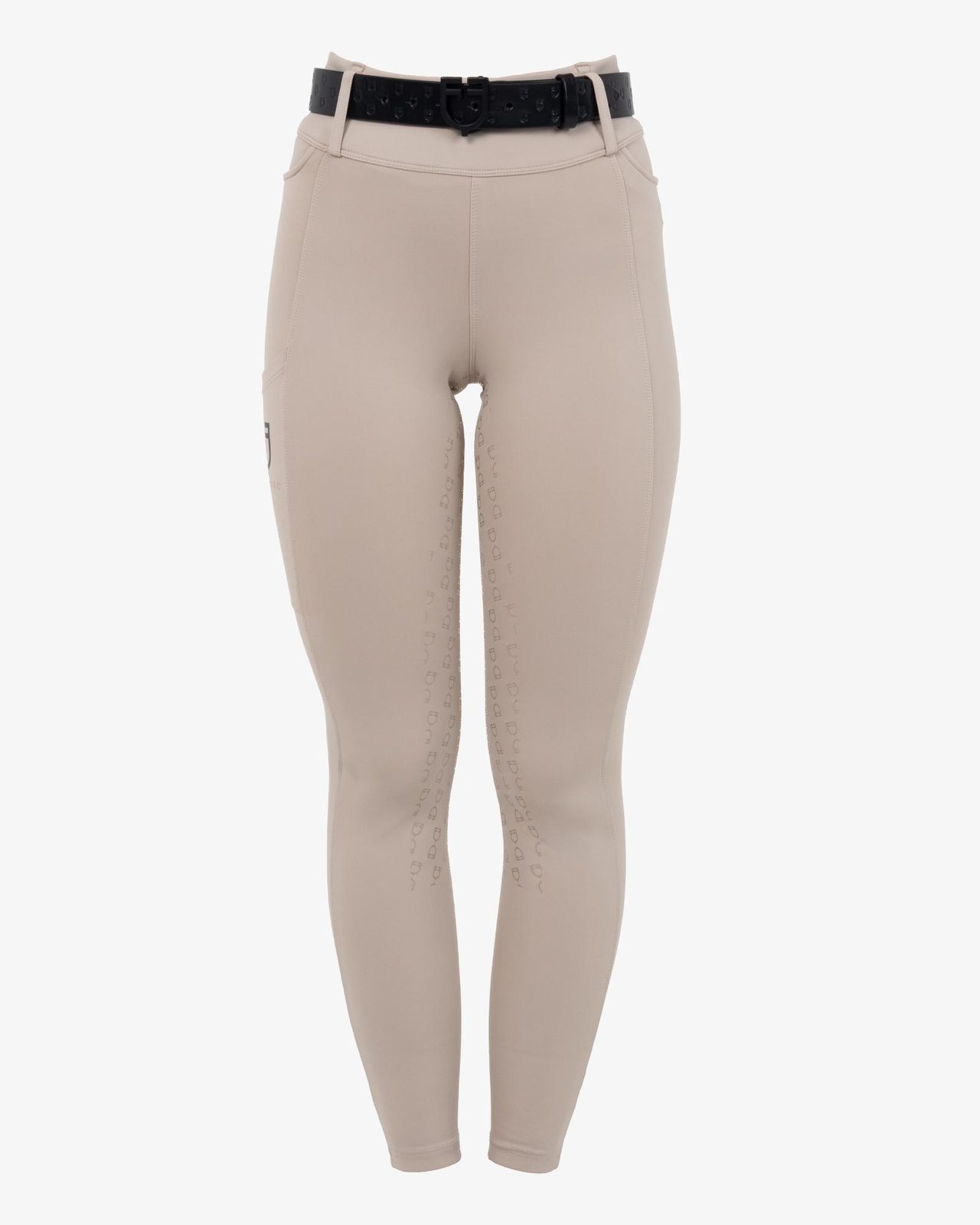 Leggings donna a vita alta con passanti