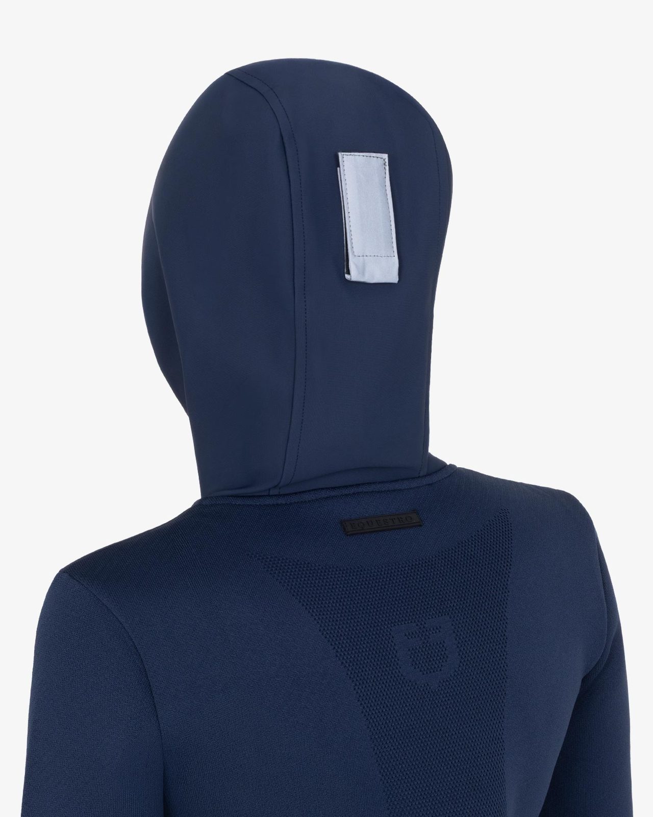 Felpa tecnica donna con cappuccio e inserti micro mesh