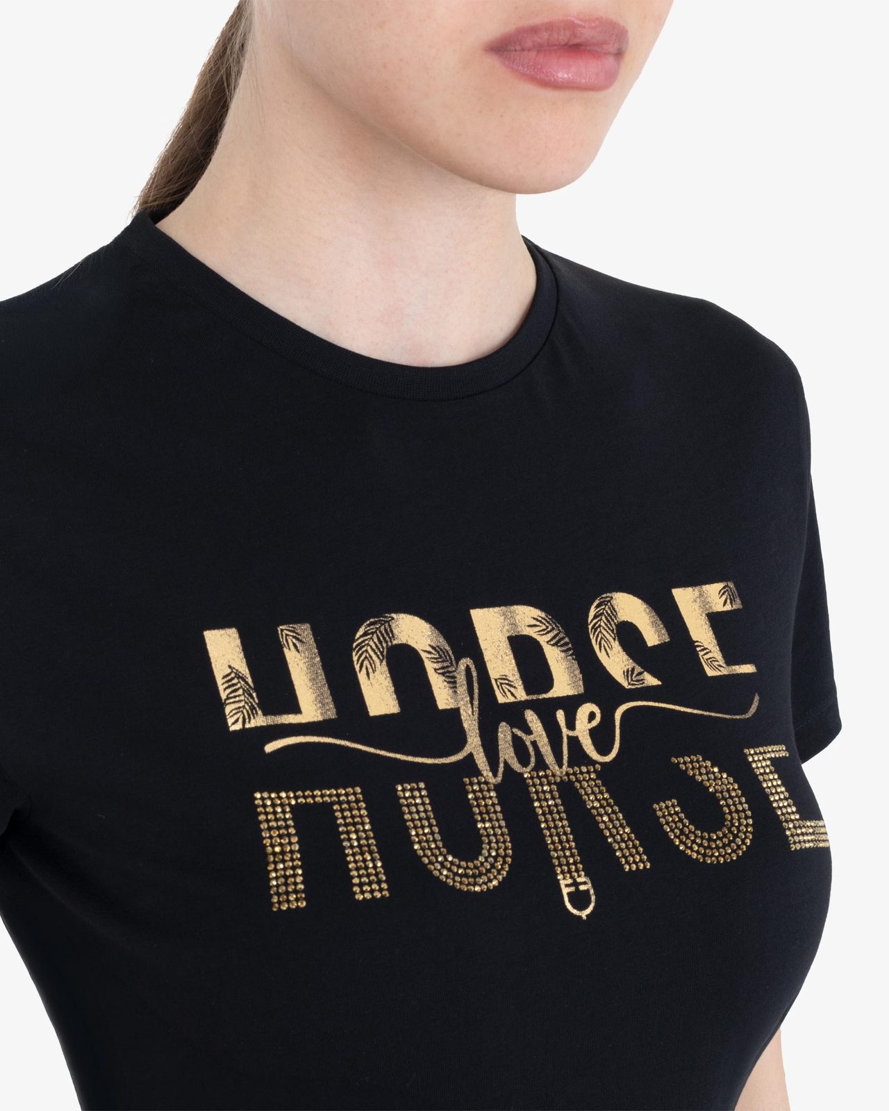 T-shirt donna Horse Love in cotone
