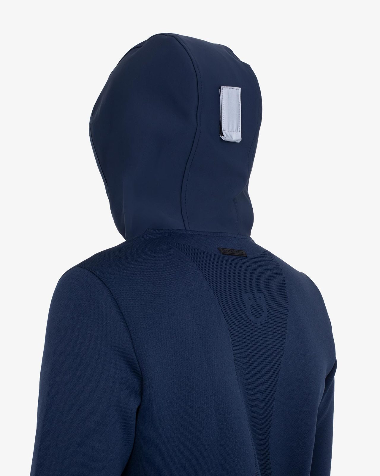 Felpa tecnica uomo con cappuccio e inserti micro mesh
