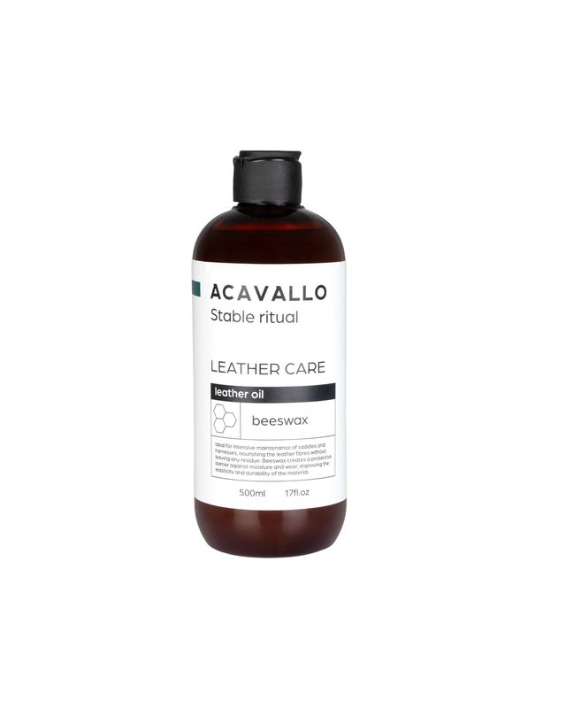 Olio cuoio alla cera d’api 500ml