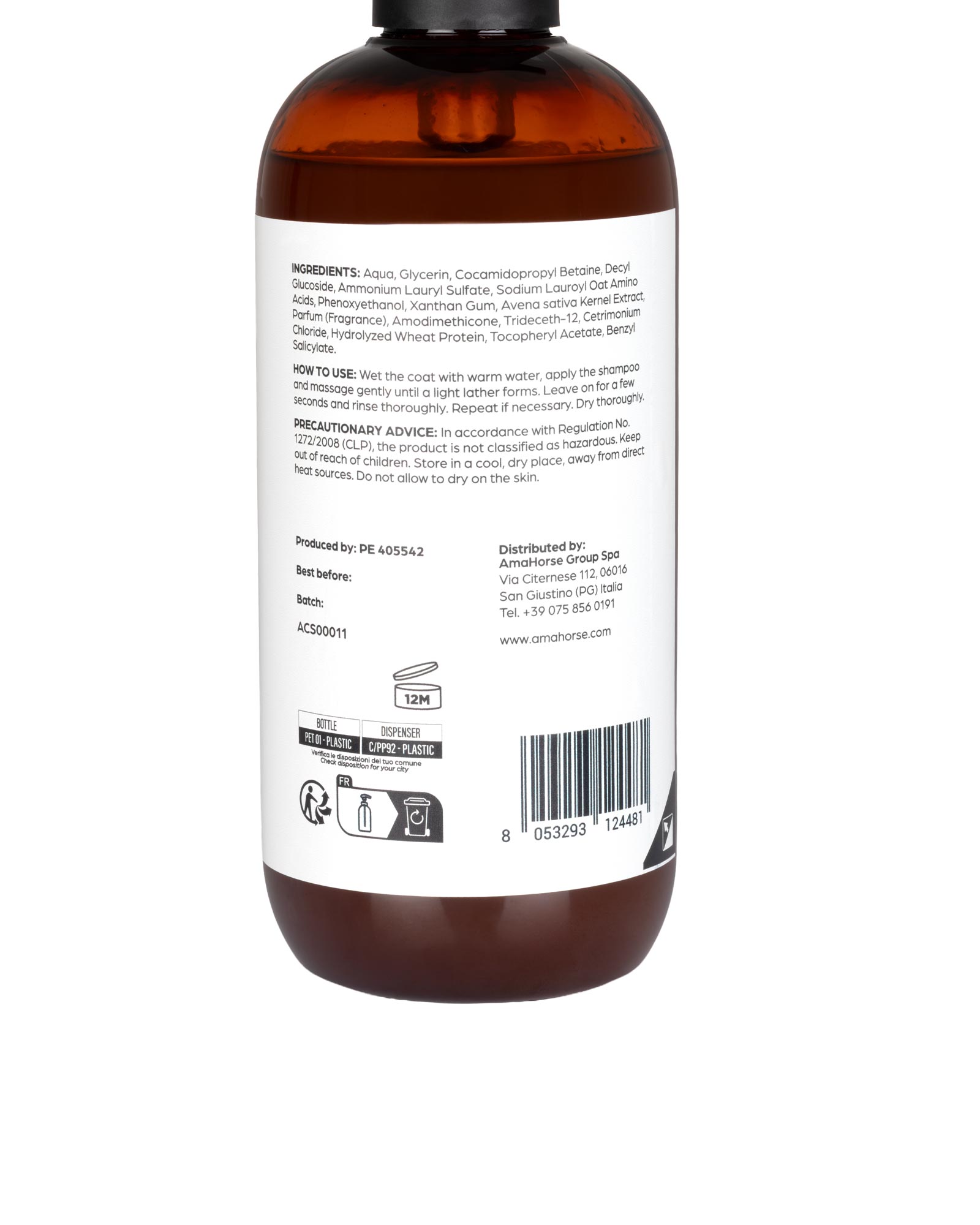 Coconut and oat silky effect shampoo 500ml