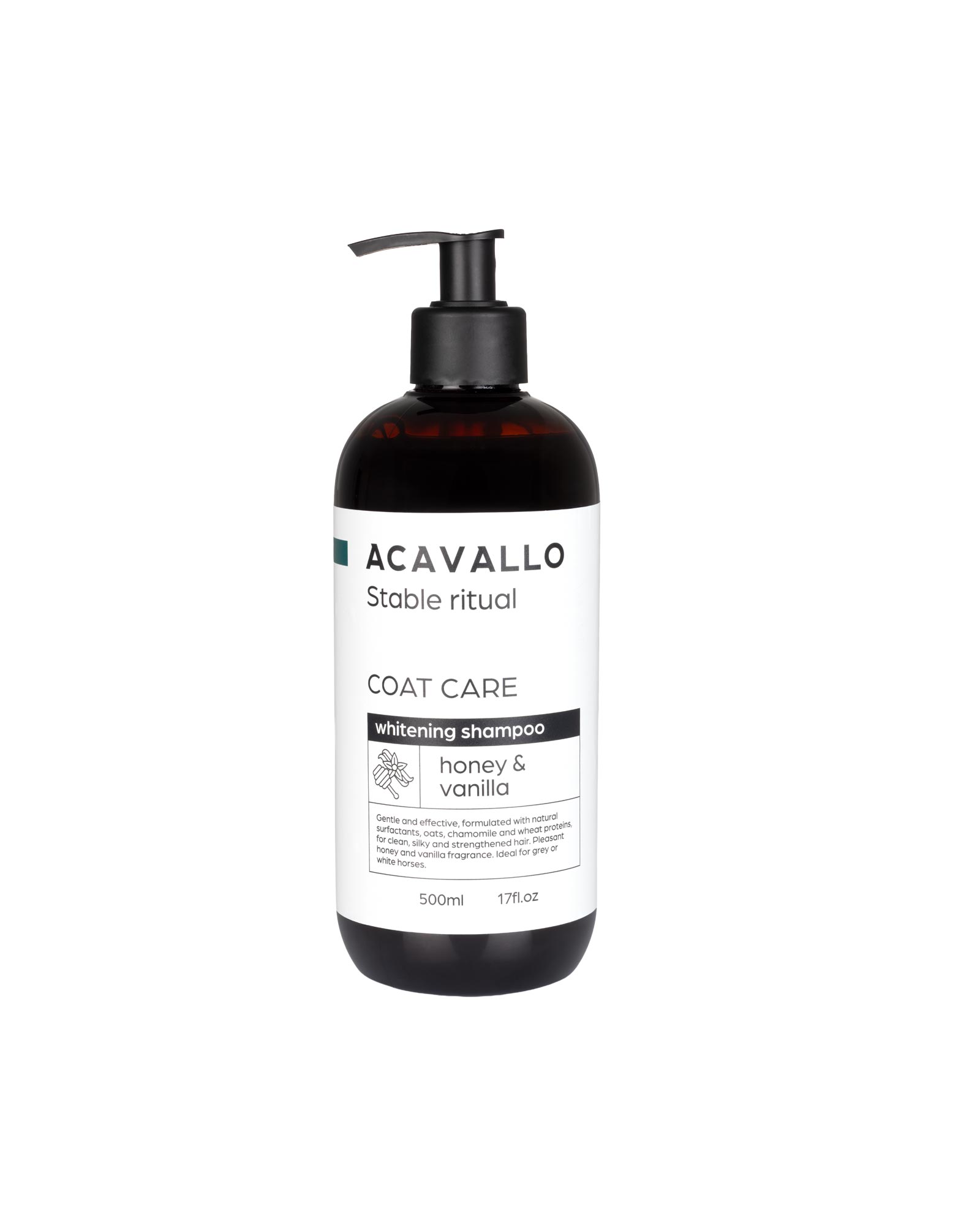 Honey and vanilla shampoo for grey horses 500ml