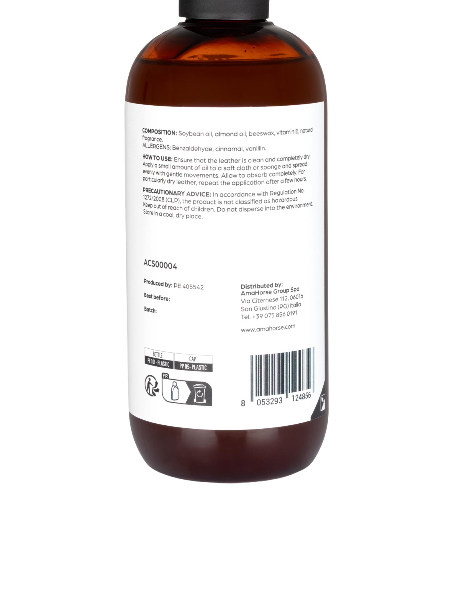 Almond leather oil 500 ml (glycerin)