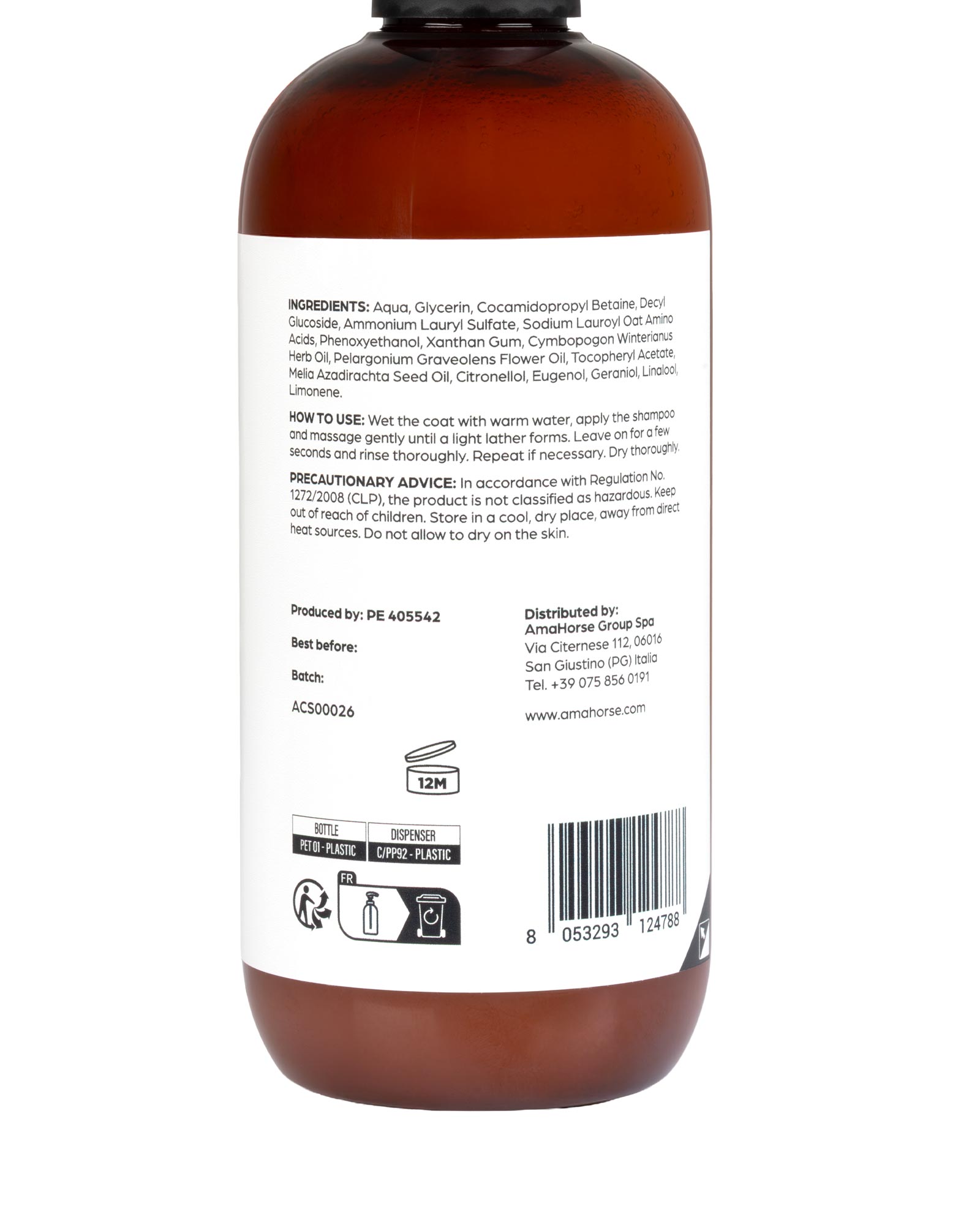 Citronella geranium and neem shampoo 500ml