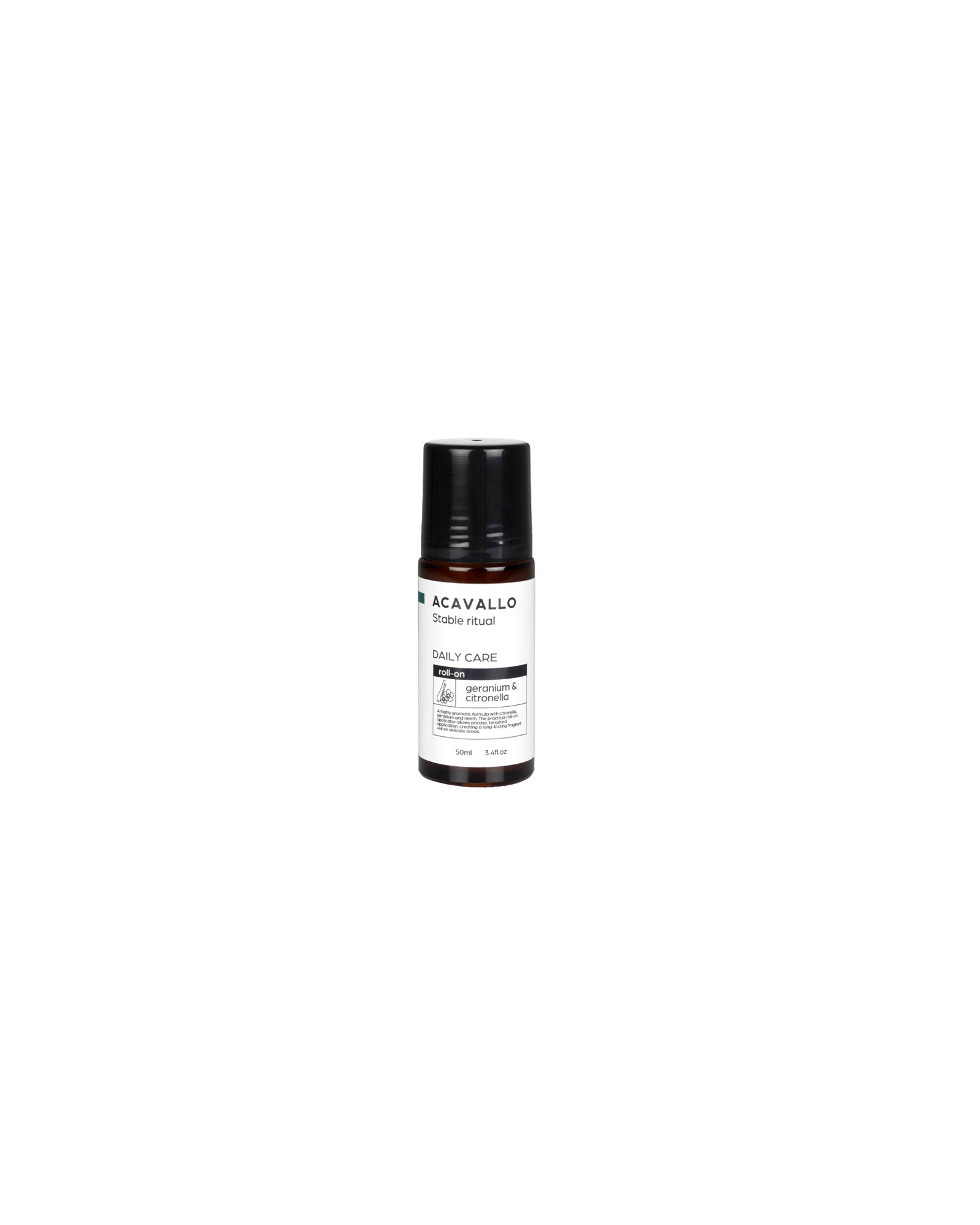 Geranium lemongrass and neem cream roll-on for muzzle 100ml