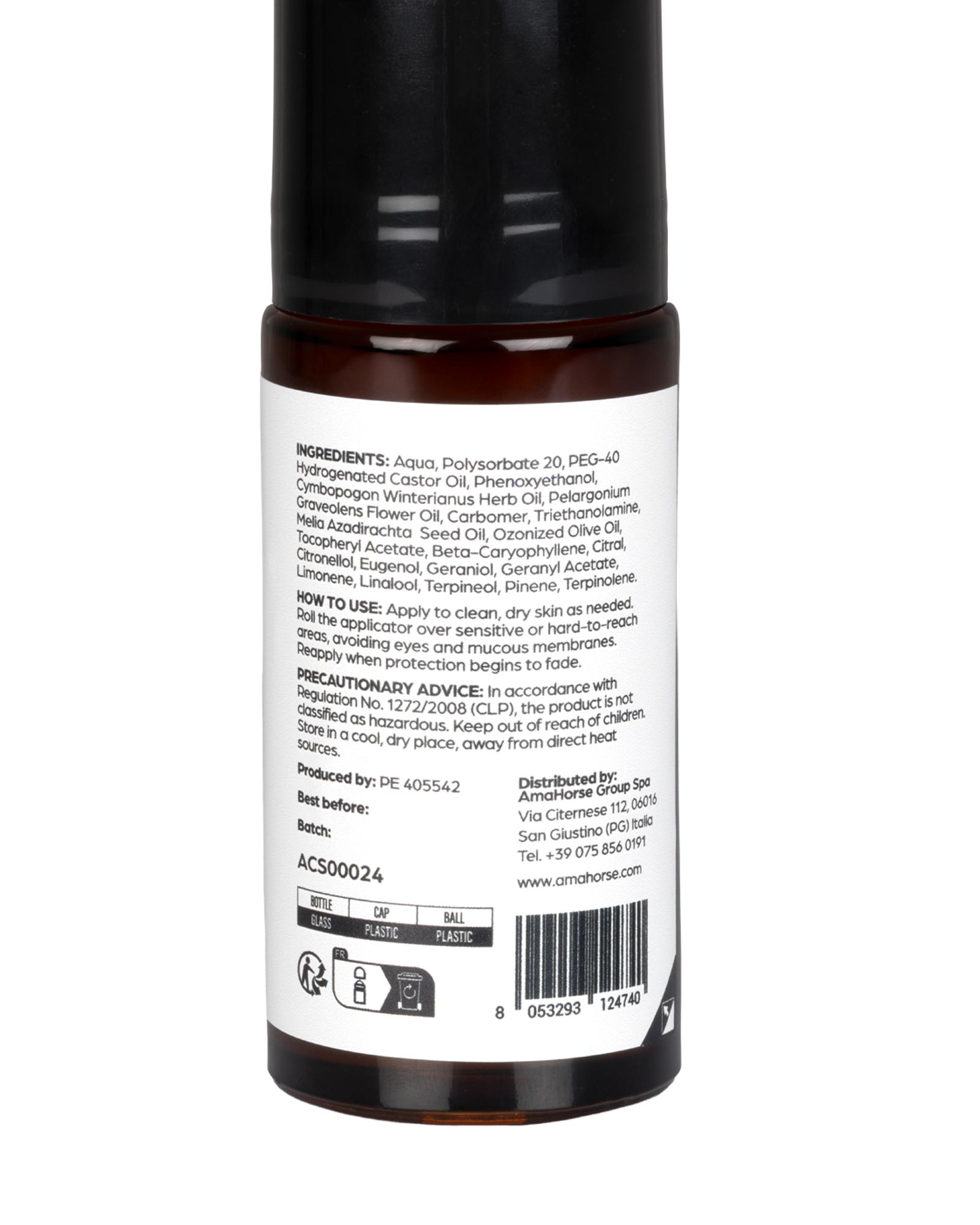 Geranium lemongrass and neem cream roll-on for muzzle 100ml