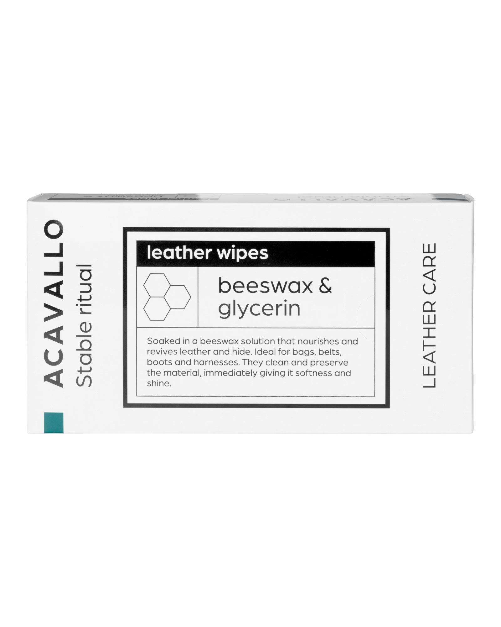 Beeswax leather wipes 40 pcs.