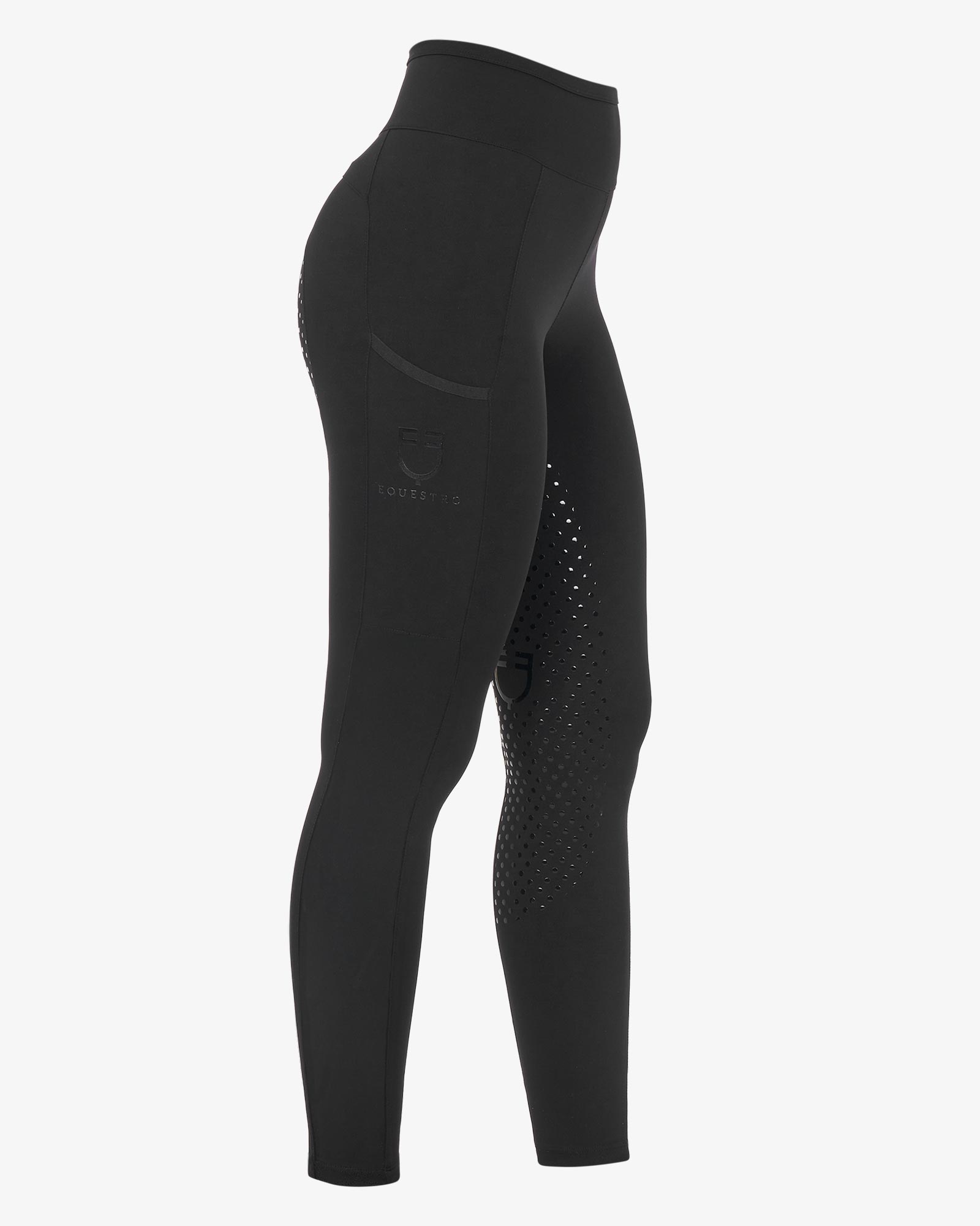 Leggins donna con decorazioni perforate
