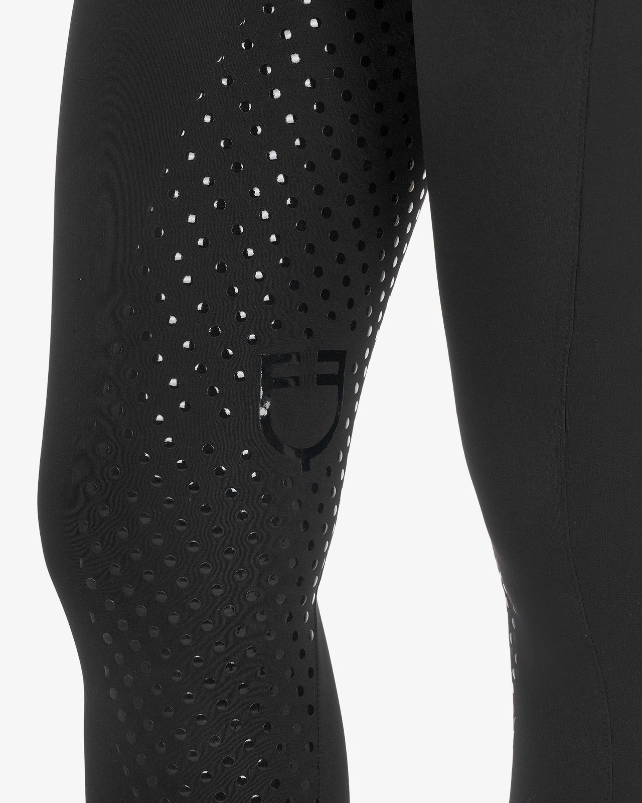 Leggins donna con decorazioni perforate