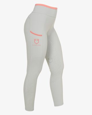 Leggins donna con decorazioni perforate