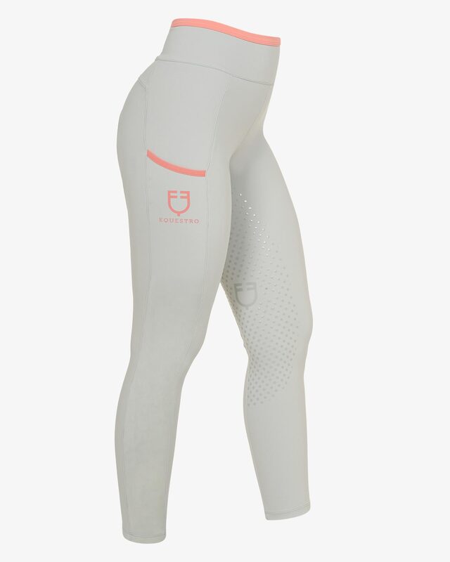 Leggins donna con decorazioni perforate