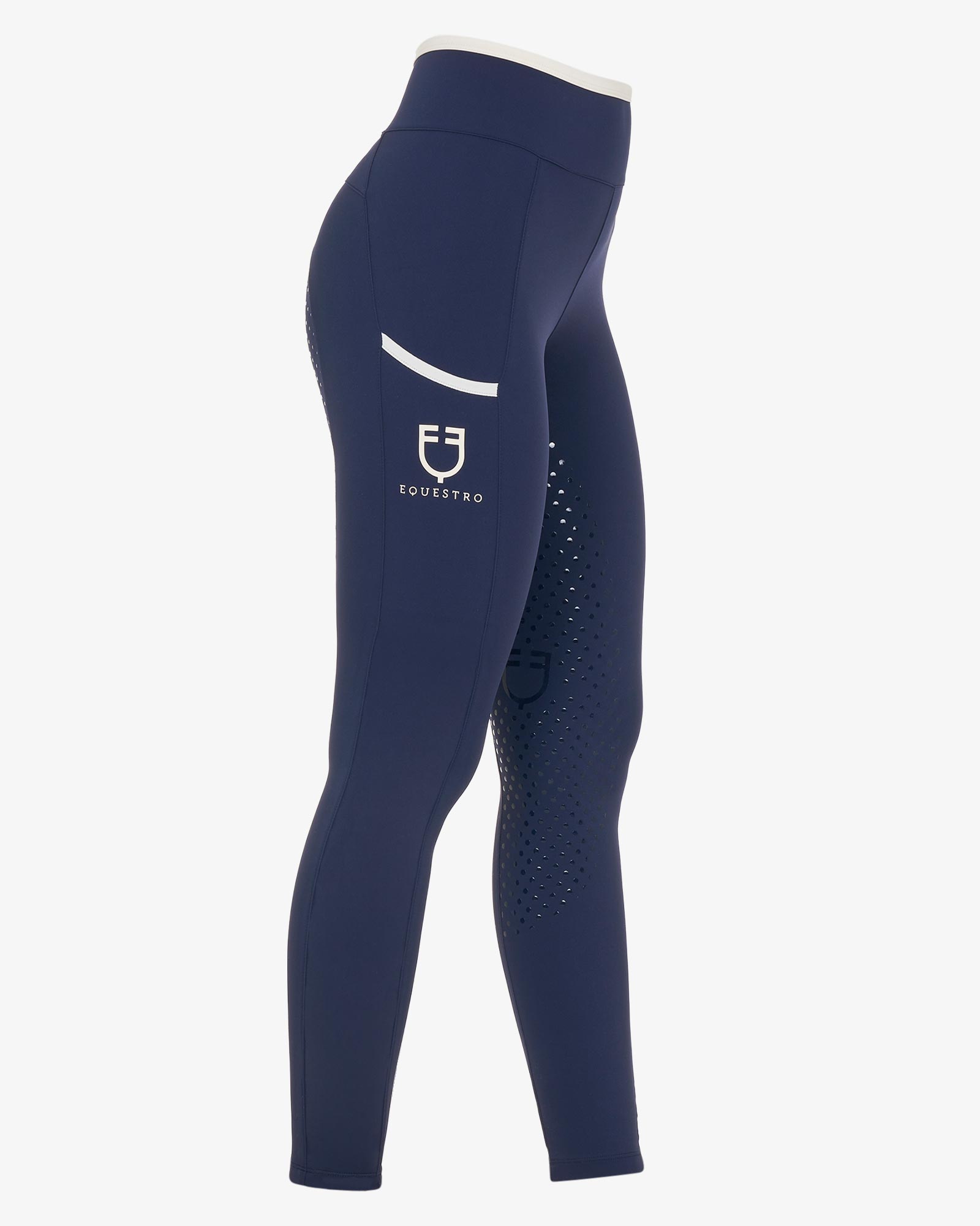 Leggins donna con decorazioni perforate